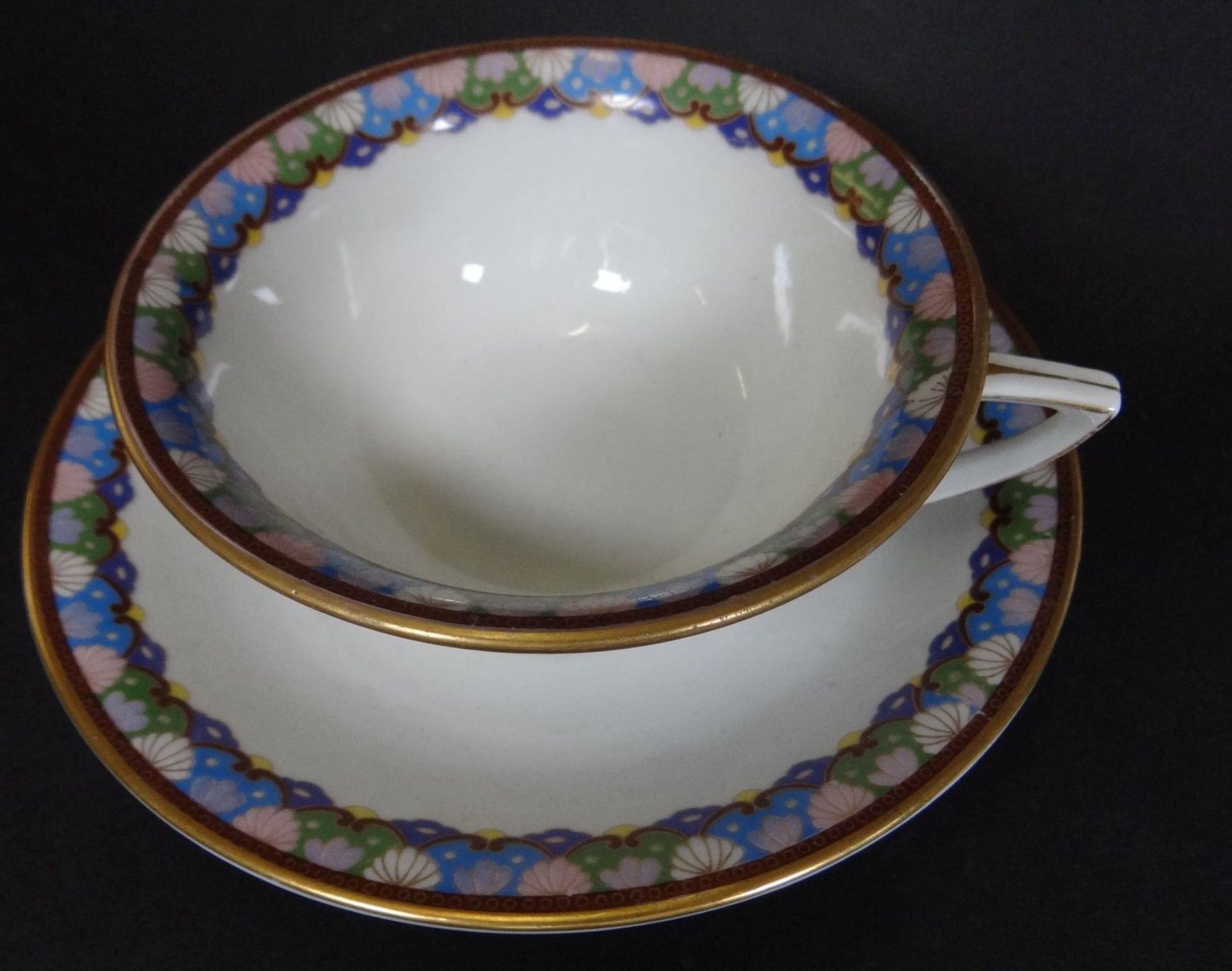 2x Jugendstil-Kaffeetassen mit U.T. von Rosenthal - Bild 6 aus 10