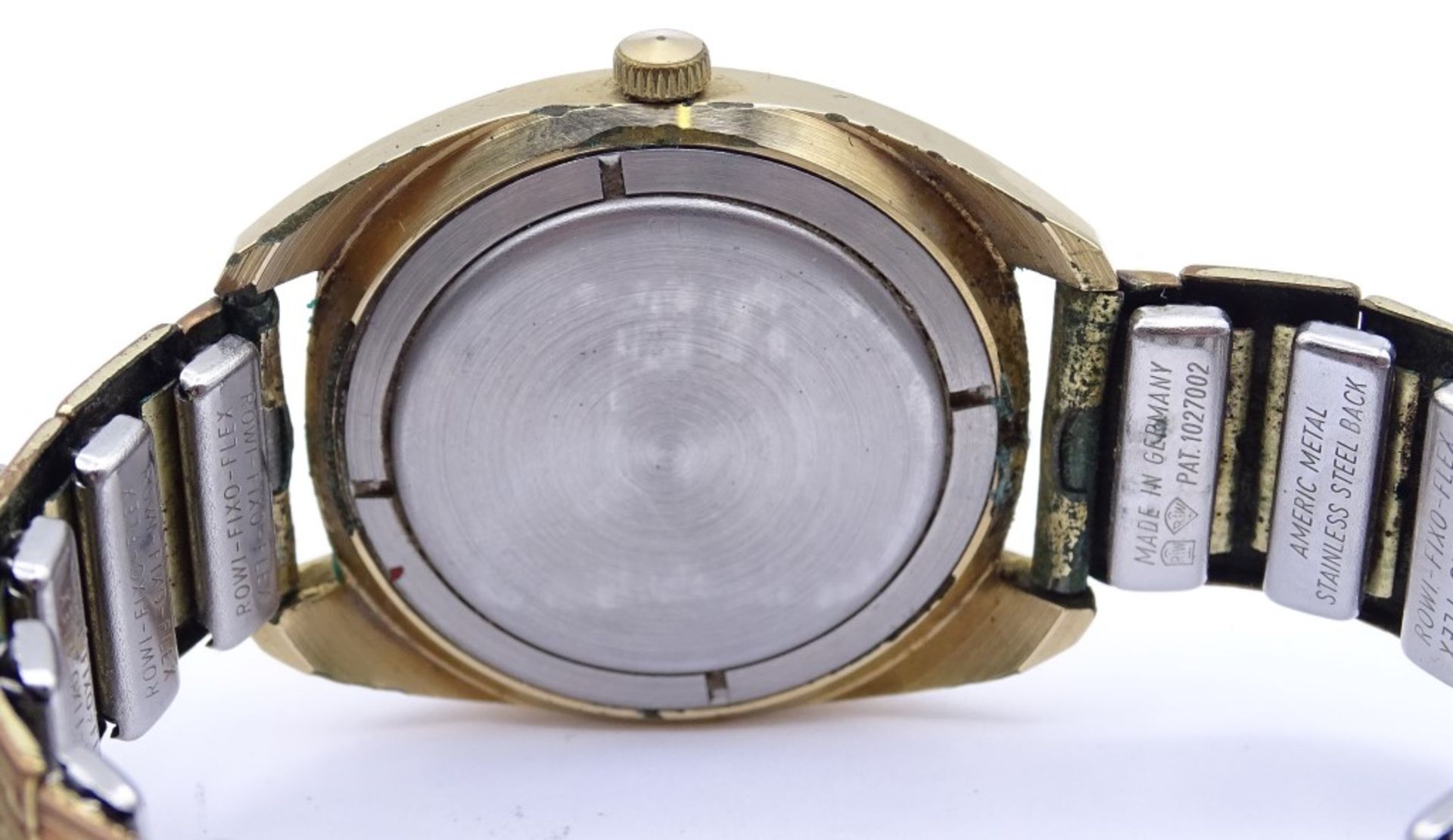 Zwei alte Armbanduhren,"Technor und Poljot",mechanisch,Poljot läuft,Technor steht,Alters-u. - Bild 6 aus 6