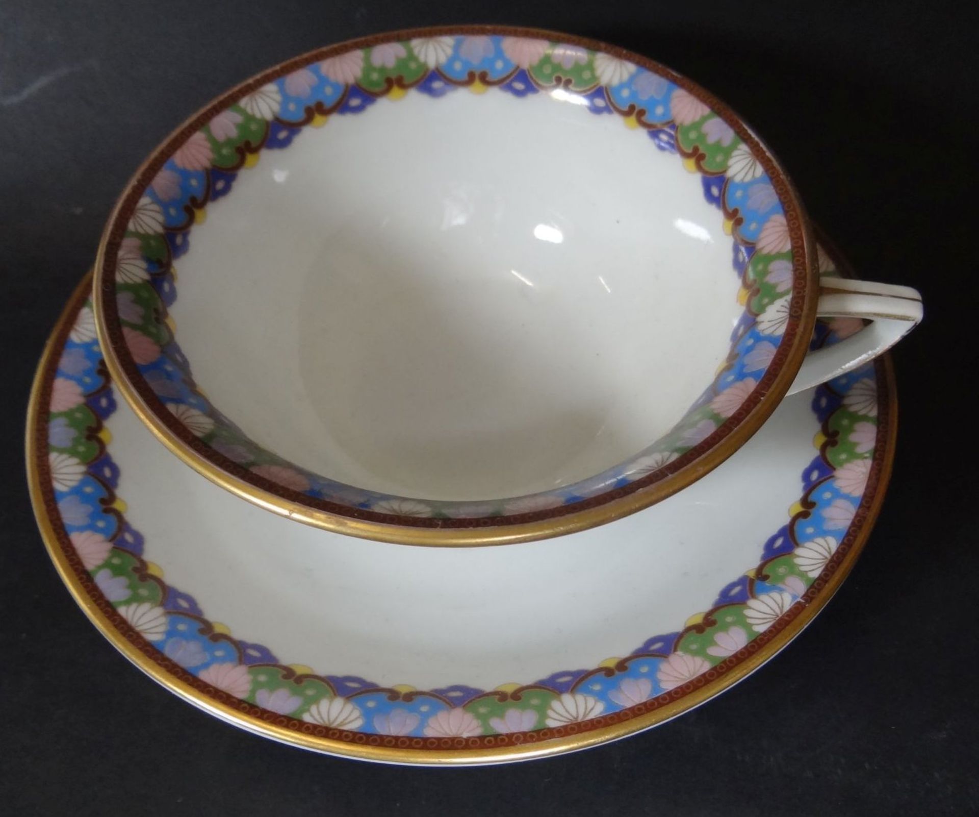 2x Jugendstil-Kaffeetassen mit U.T. von Rosenthal - Bild 5 aus 10