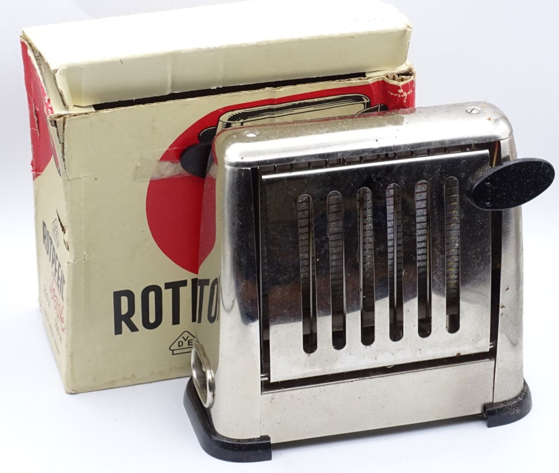 Vintage Toaster Rotpfeil,ohne Kabel