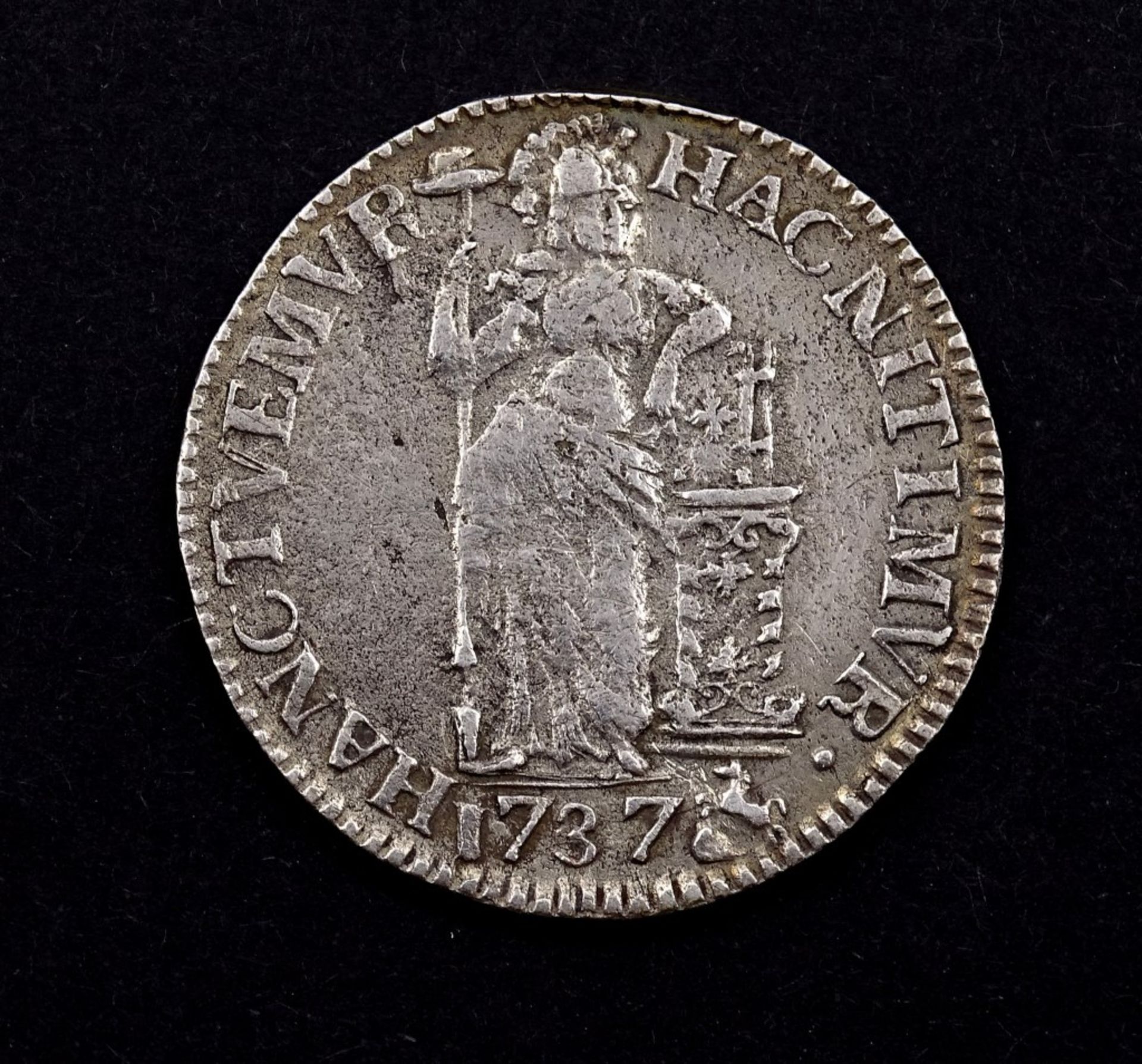 1 Gulden 1737 Silber 10,00gr. - Bild 2 aus 2