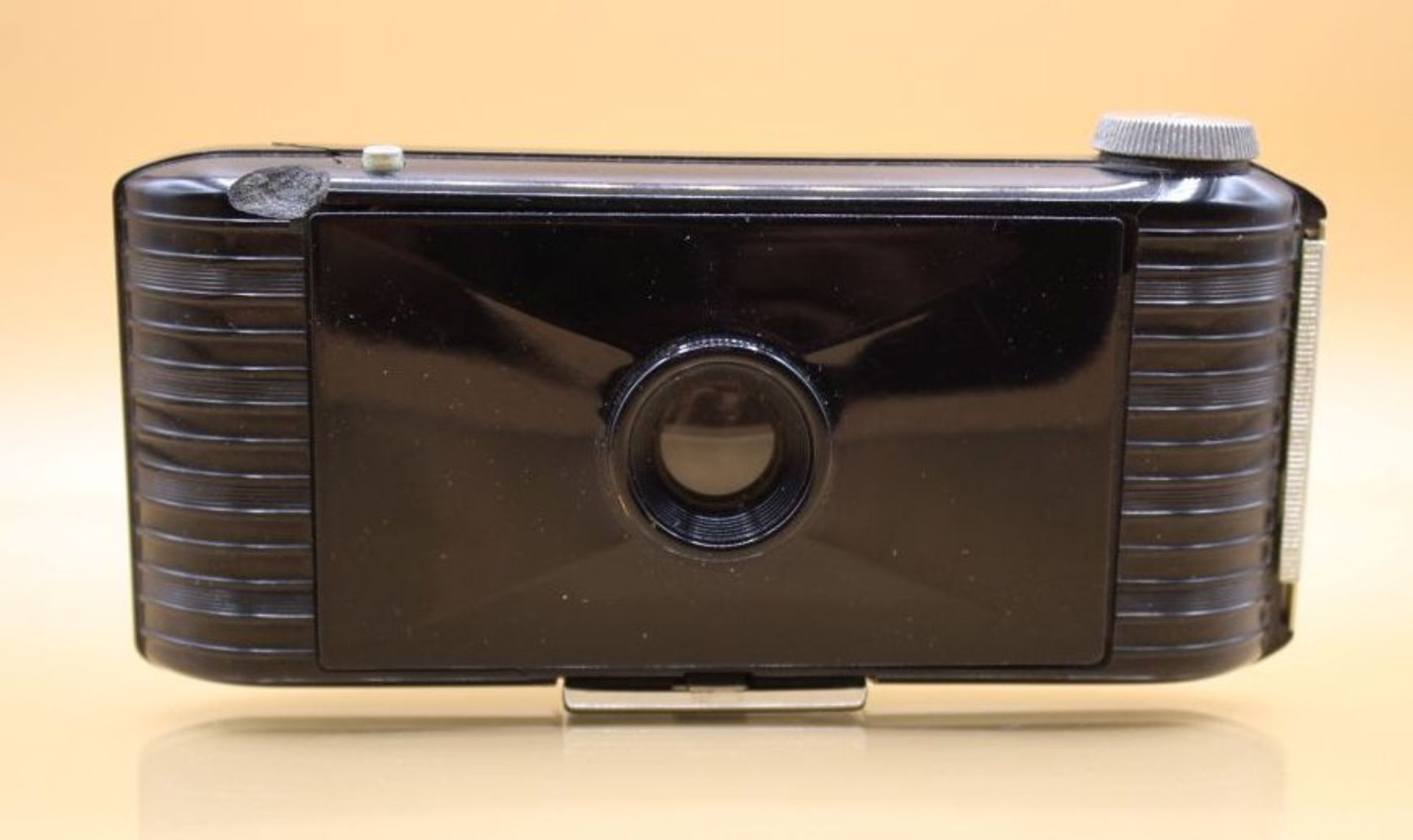 Balgenkamera, Jiffy Kodak, orig. Karton, Gehäuse beschädigt - Bild 3 aus 5