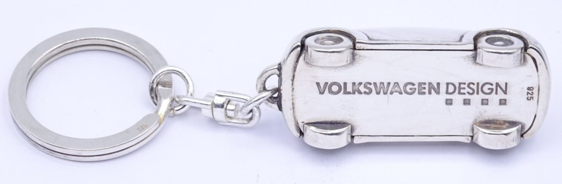 Schlüssel Anhänger in Sterling Silber 925/000 Volkswagen Design,ges.Gew.54,3gr - Image 4 of 5