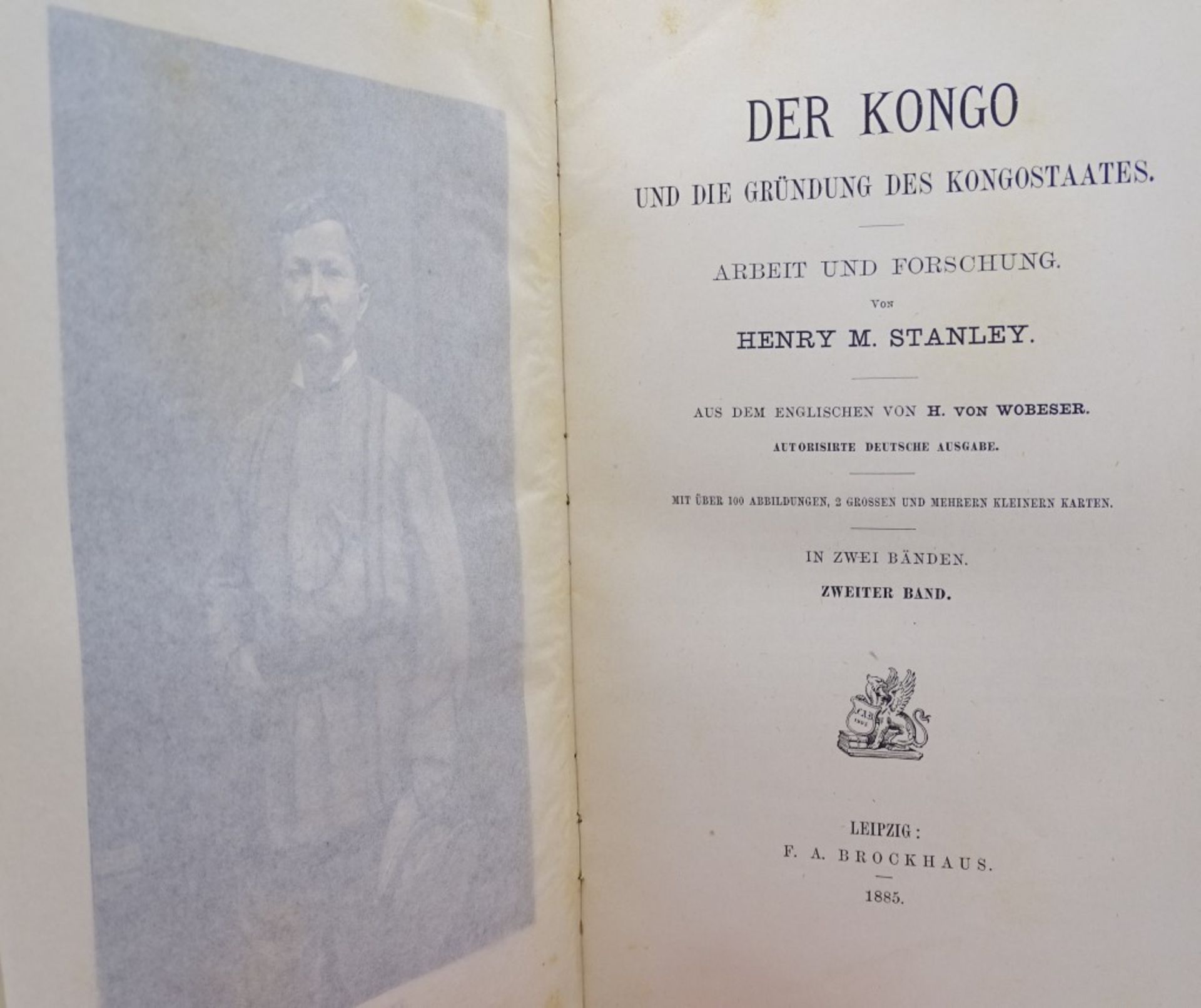 Der Kongo Band I + II,Stanley,Leipzig 1885 - Bild 7 aus 9