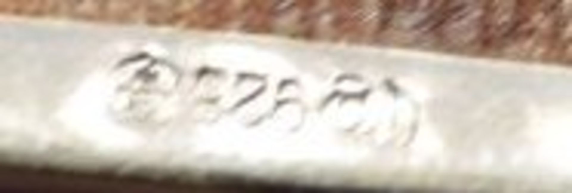 Zigarettendose, Silber 925, innen Holz, Deckel mit Druckstelle, H-2,5cm B-8,5cm T-10cm. - Bild 3 aus 3
