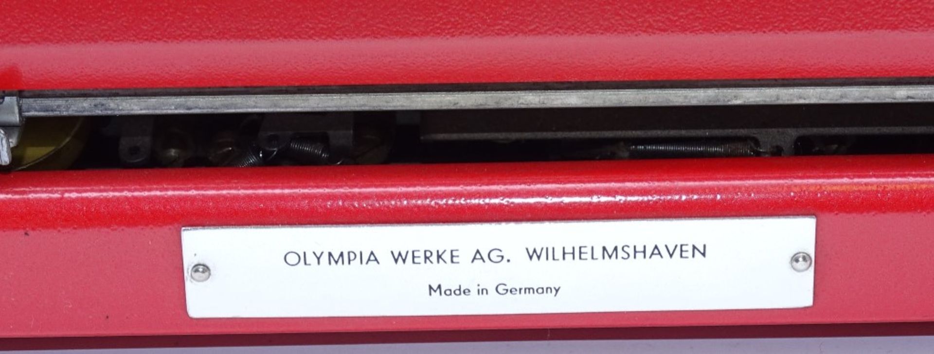 Schreibmaschine Olympia Splendid 33, Olympia Werke AG Wilhelmshaven - Bild 6 aus 6