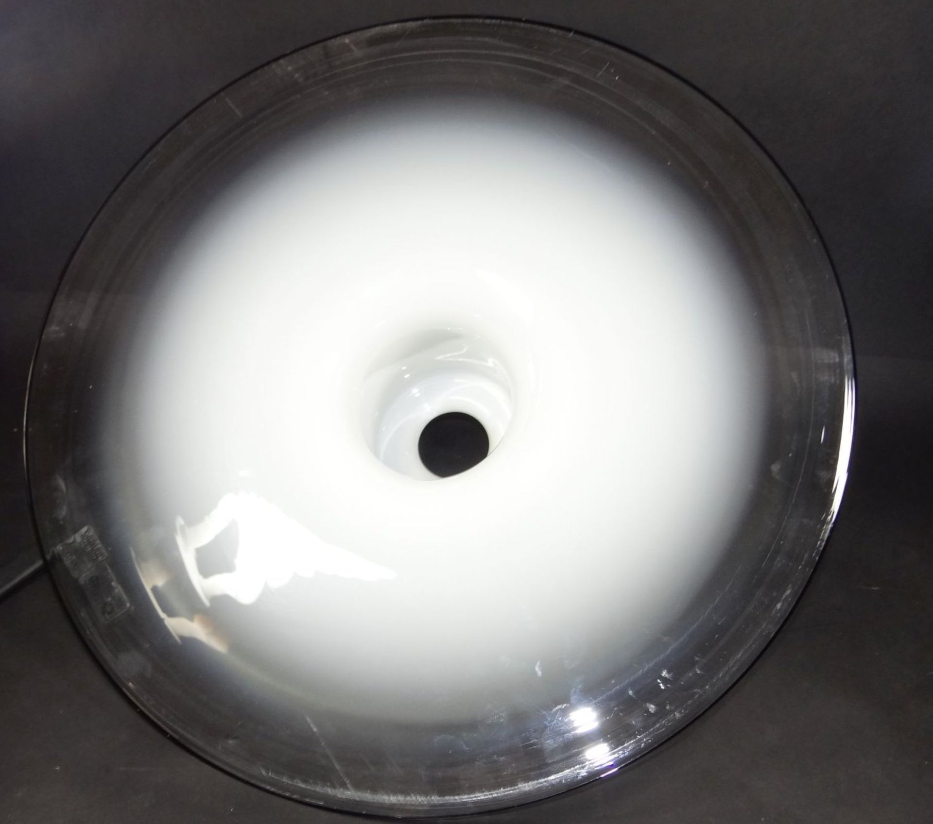 Lampenschirm "Murano Vetri" 48, weiss/klar, D-48 cm - Bild 4 aus 5