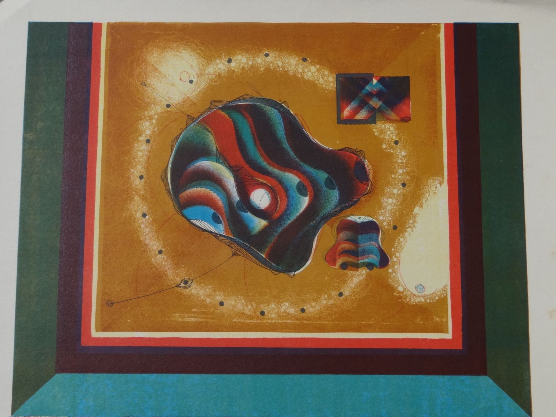 Manuel BEA CERVERA (1934-1997), Komposition, 1971, Nr. 6/75, BG 77x57 cm - Bild 3 aus 6