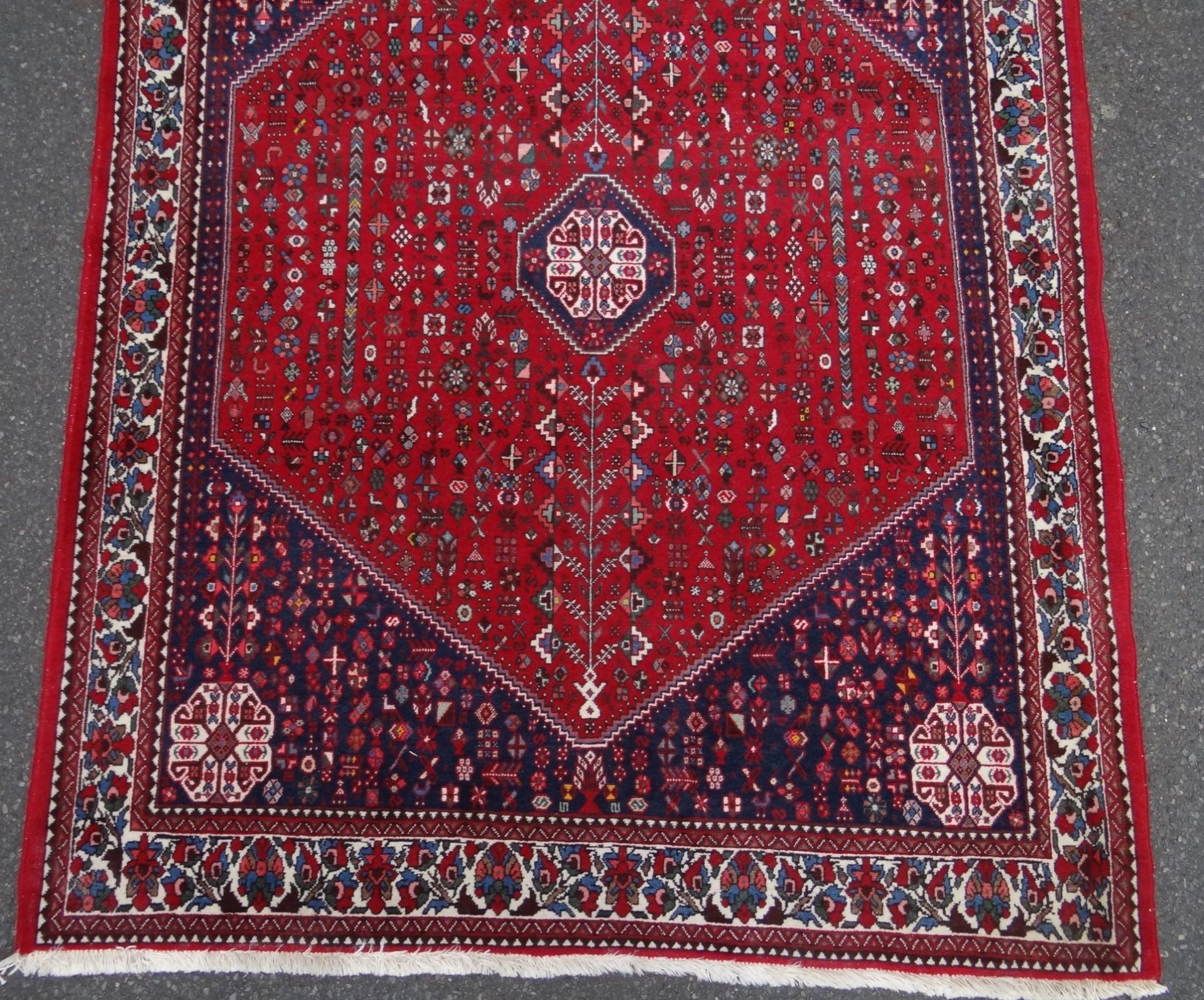 kl. Perser Teppich, 205x150 cm, - Bild 2 aus 5