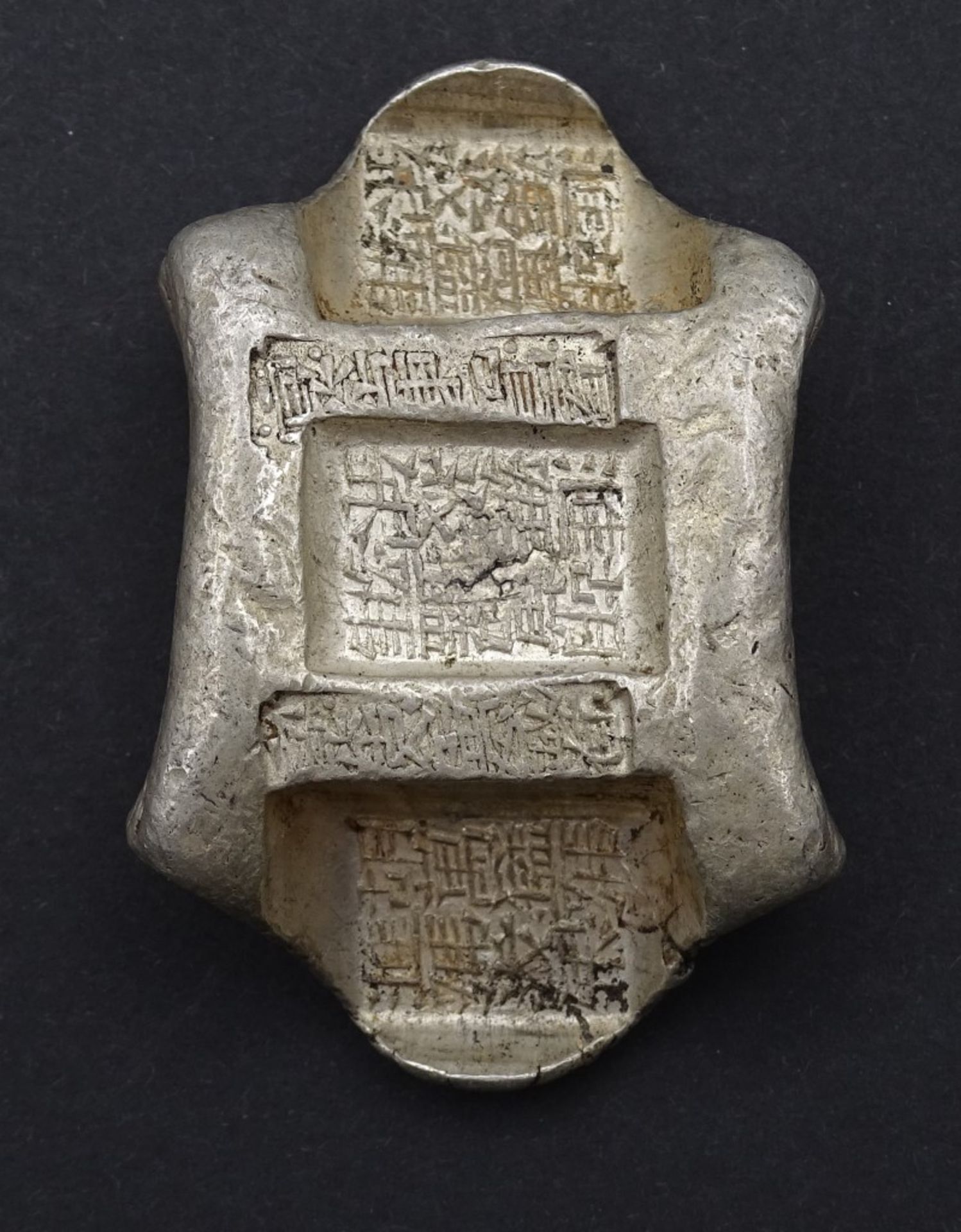Silberbarren zu 5 Tael Sycee, China, Sattelförmige Barren, 184,95gr.,"""" - Bild 4 aus 10