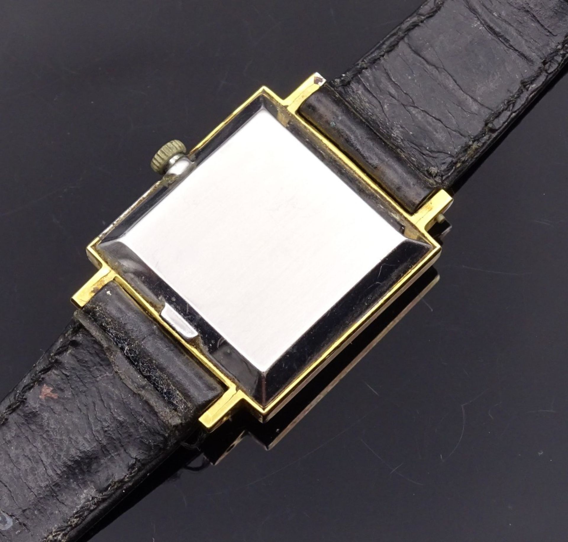 Unisex Armbanduhr "Girard Perregaux,mechanisch,Werk läuft,Gehäuse 21,5x21,5mm,Faltschließe fe - Bild 2 aus 3