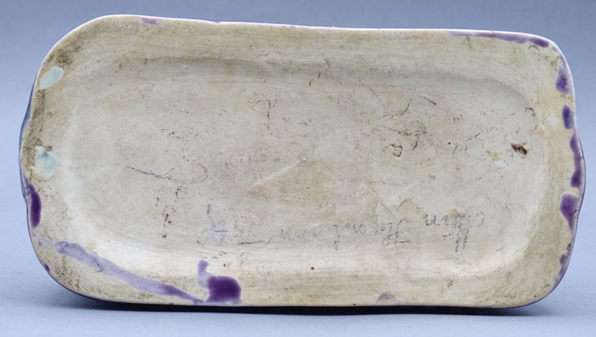 Porzellan Briefbeschwerer vor 1900,wohl England,L-12,5cm"""" - Bild 4 aus 4