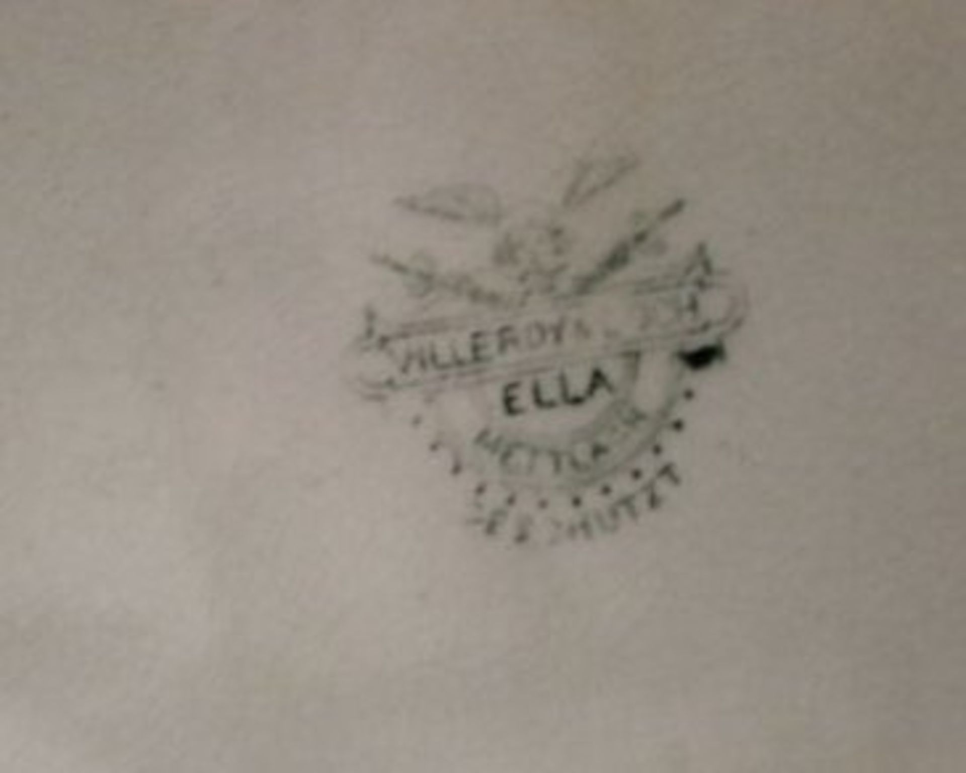 gr. Platte, Villeroy und Boch, Dekor Ella, mit Abtropfplatte, 41 x 32cm. - Bild 3 aus 3
