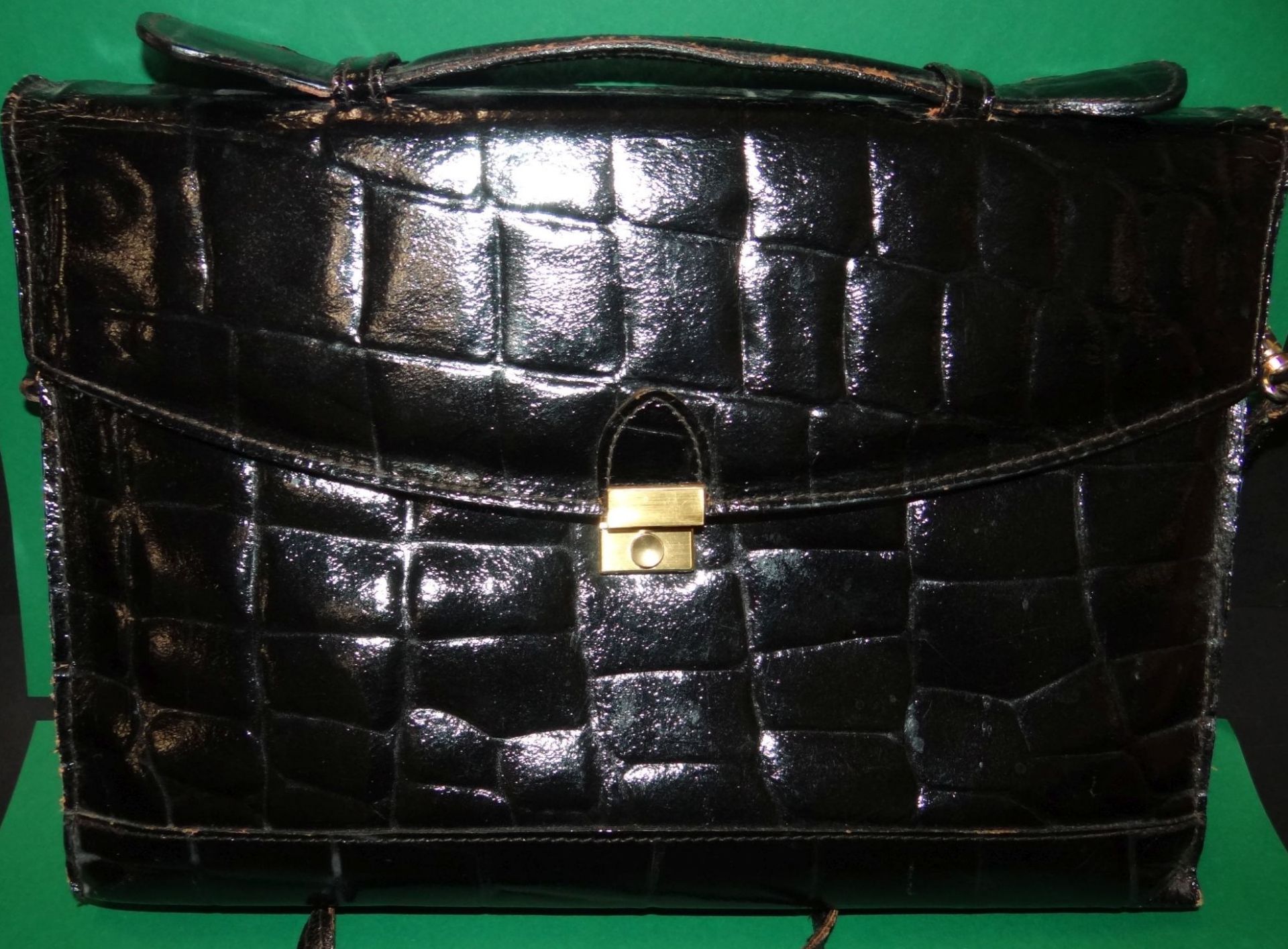 Sudhaus Damenhandtasche, Kroko-Imitat, 23x33 cm"""" - Bild 2 aus 5