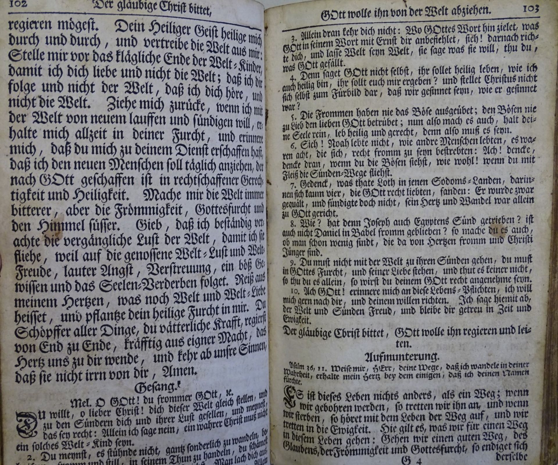 Das himmlische Vergnügen in Gott" 1744 Vollständiges Gebetbuch auf alle Zeiten, für alle Stände - Bild 8 aus 8