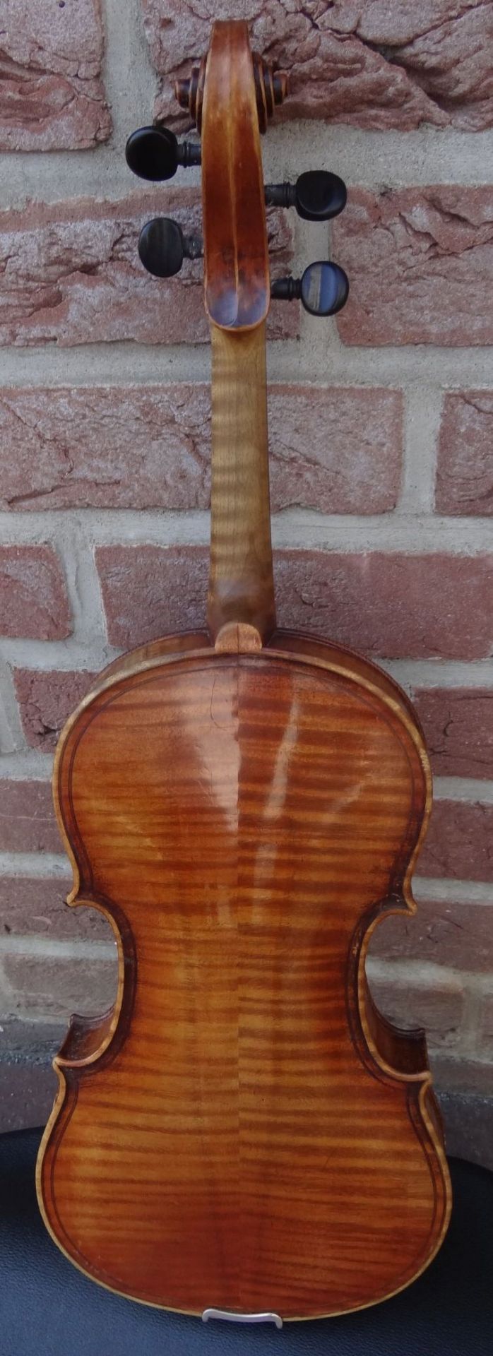 alte Geige im Koffer, innen Etikett "Ciovan Paolo Meggine", 19/20 Jhd?, L-62 cm, gut erhalten - Bild 7 aus 10
