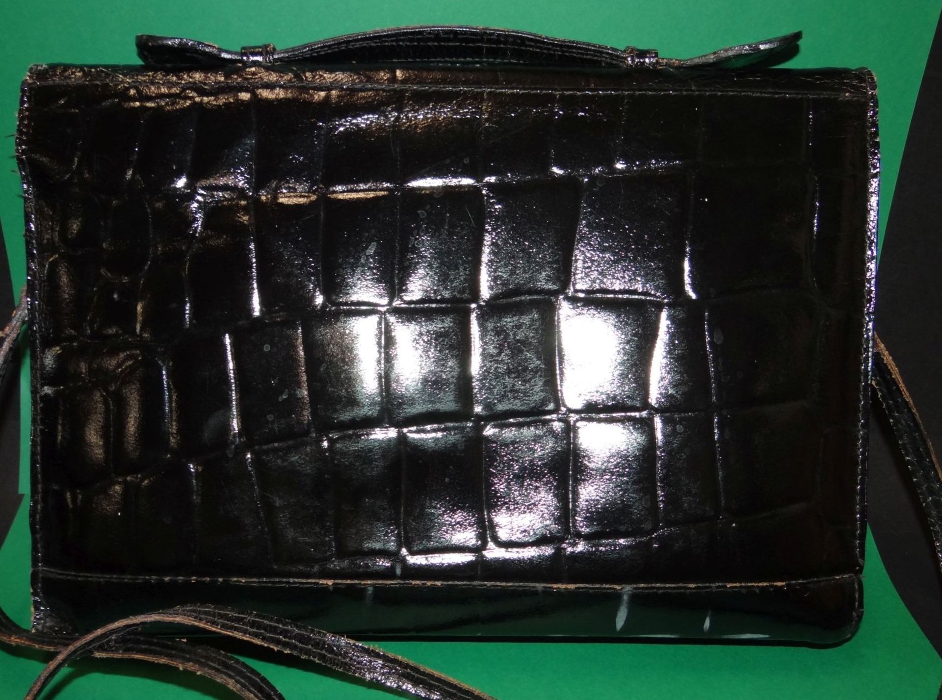 Sudhaus Damenhandtasche, Kroko-Imitat, 23x33 cm"""" - Bild 3 aus 5
