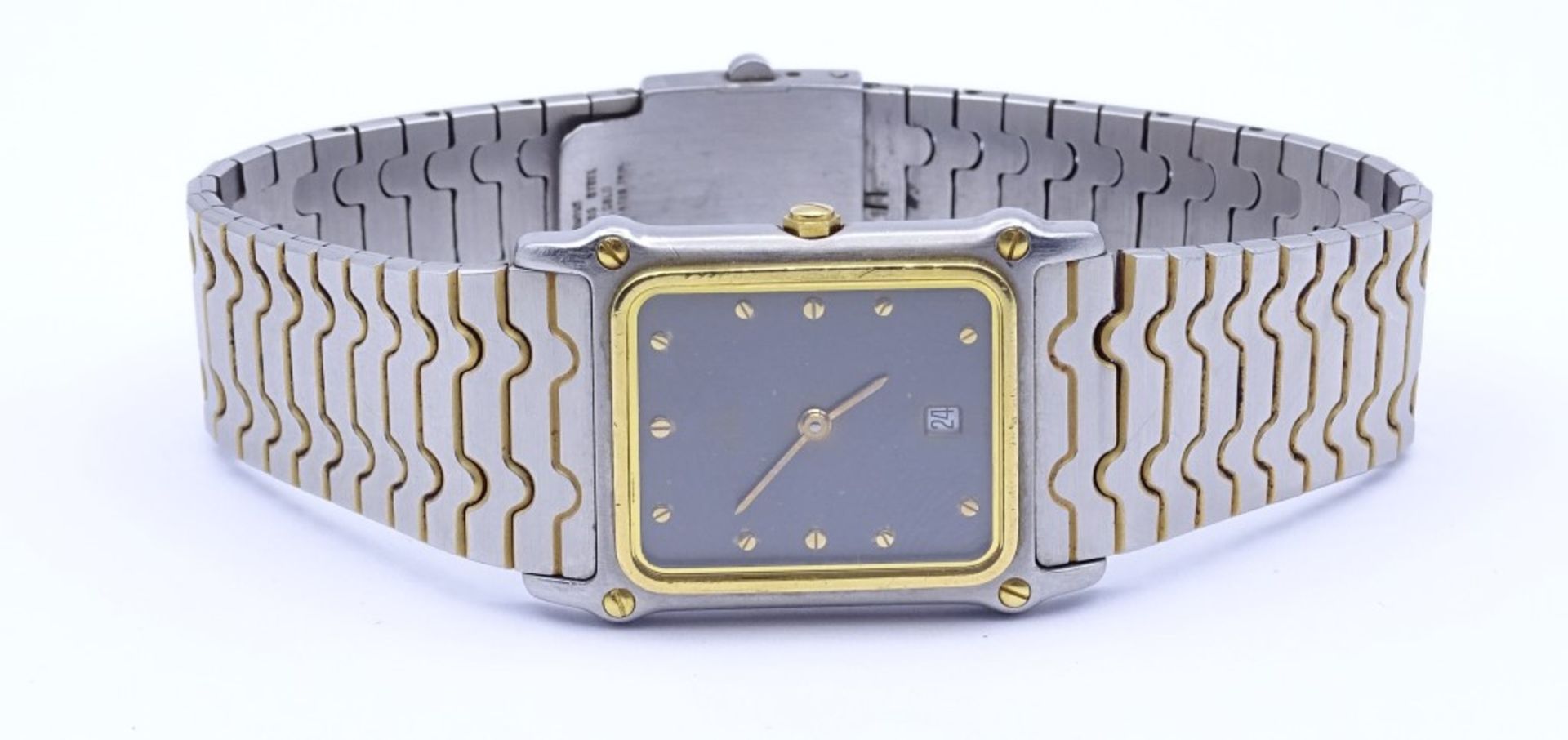 Armbanduhr "Ebel",Stahl/Gold,Quartz,Saphirglas,Gehäuse 26x23mm,Funktion nicht geprü"""" - Bild 2 aus 5