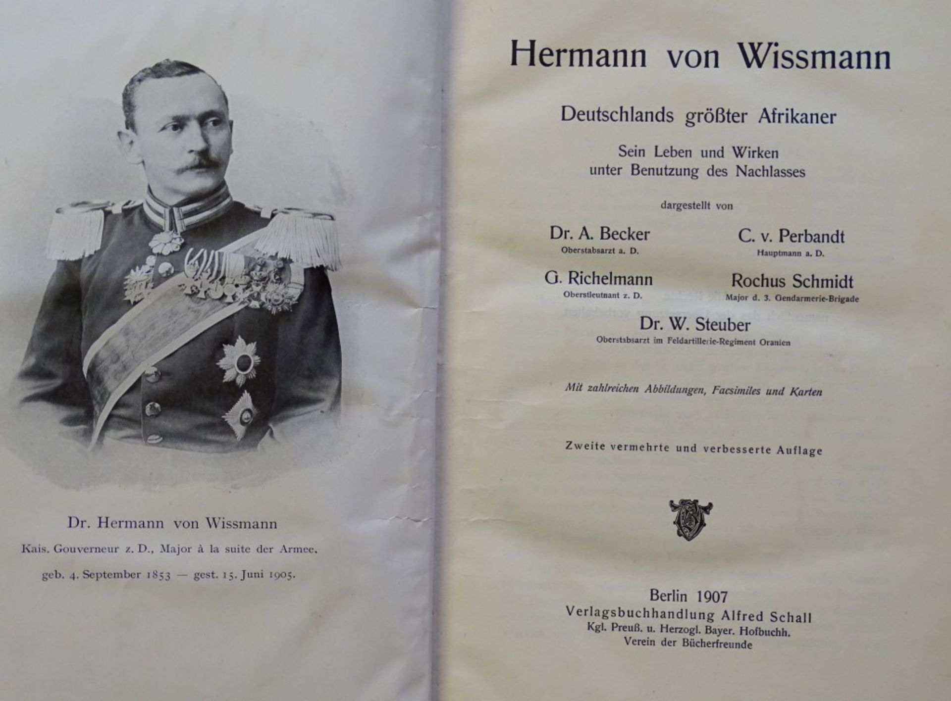 Deutschlands größter Afrikaner Hermann von Wissmann, Berlin 19 - Image 2 of 6