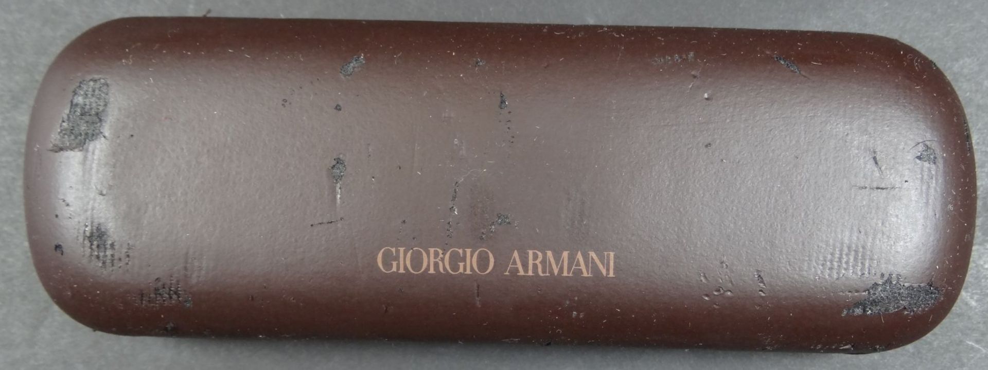 Brille in Etui "Giorgio Armani", Alters-u. Gebrauchsspuren - Bild 2 aus 7