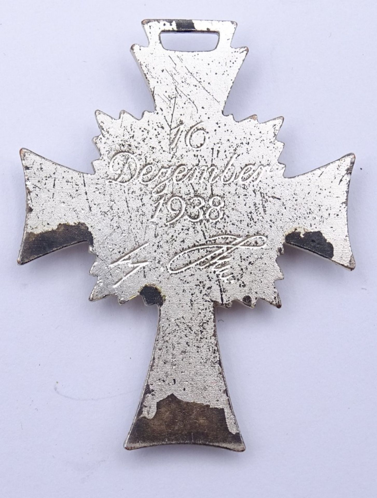 Ehrenkreuz der Deutschen Mutter (Mutterkreuz) in Silber, ohne Band"""" - Bild 2 aus 2