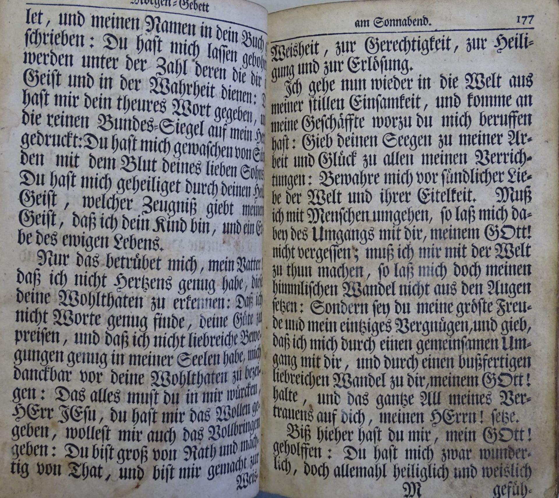 Das himmlische Vergnügen in Gott" 1744 Vollständiges Gebetbuch auf alle Zeiten, für alle Stände - Bild 6 aus 8