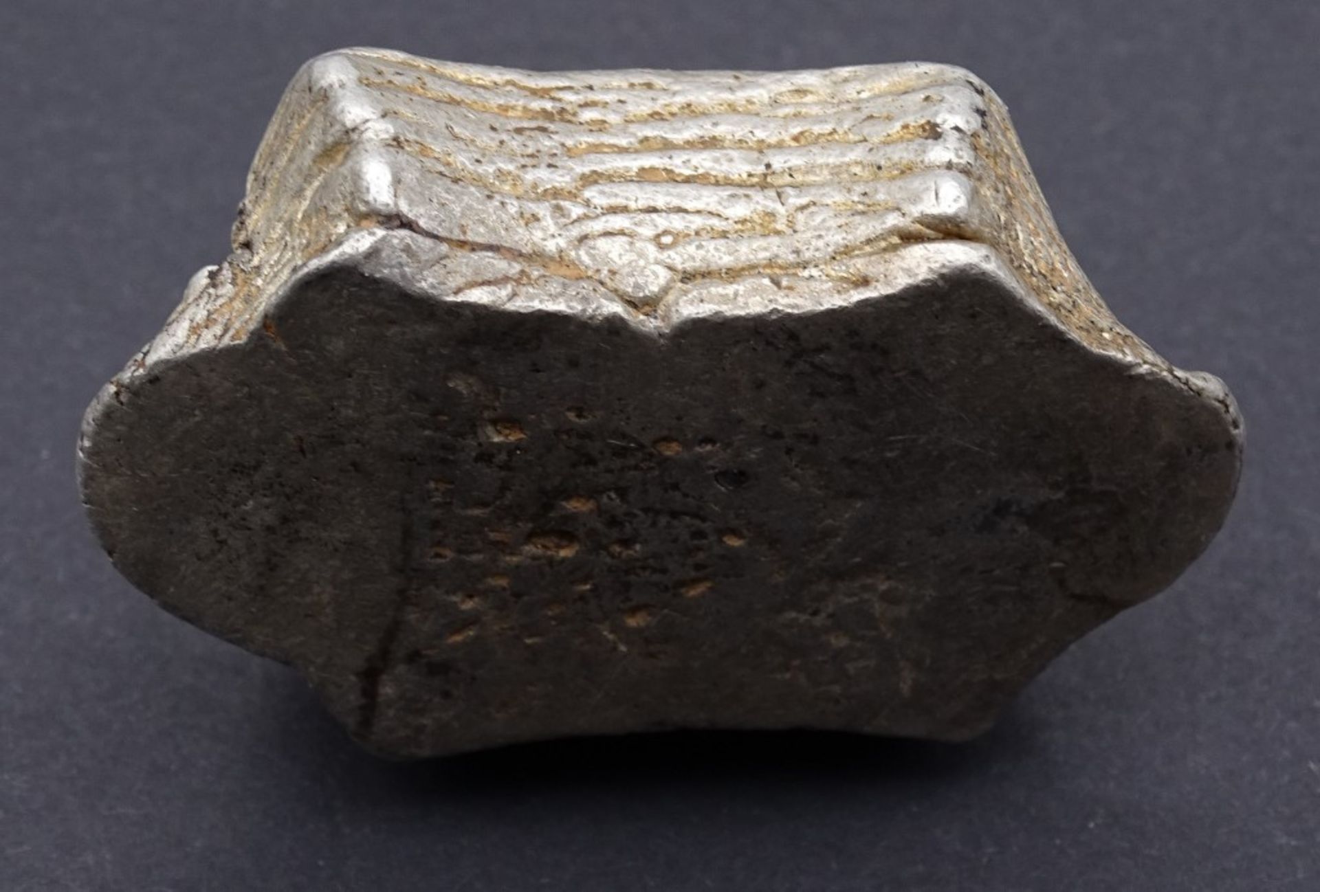 Silberbarren zu 5 Tael Sycee, China, Sattelförmige Barren, 184,95gr.,"""" - Bild 5 aus 10
