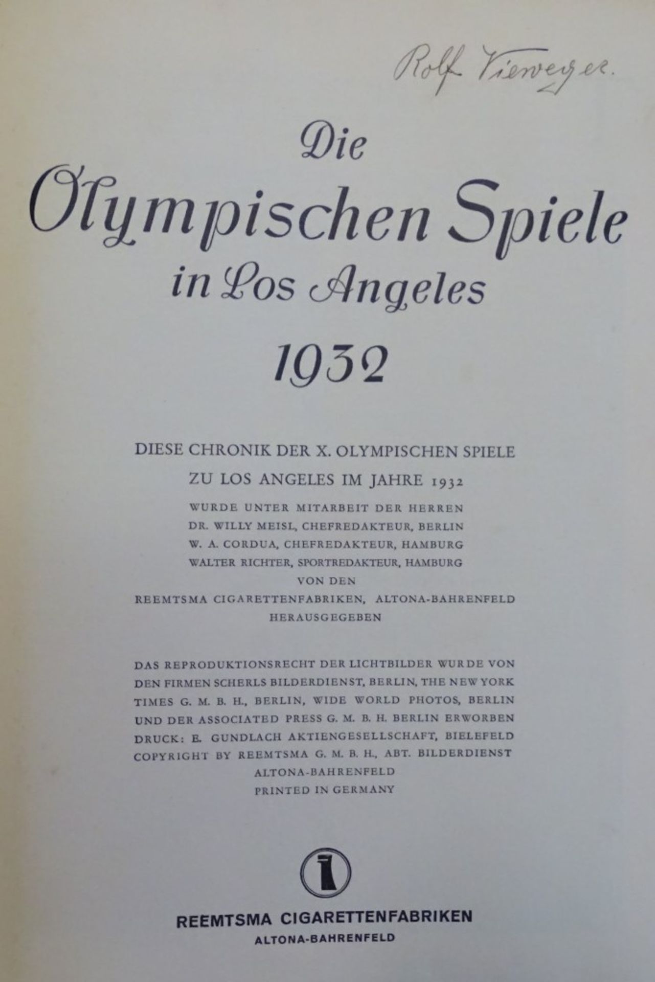 Olympia 1932+ 1936 (Band II),Sammelbilder Alben - Image 2 of 10