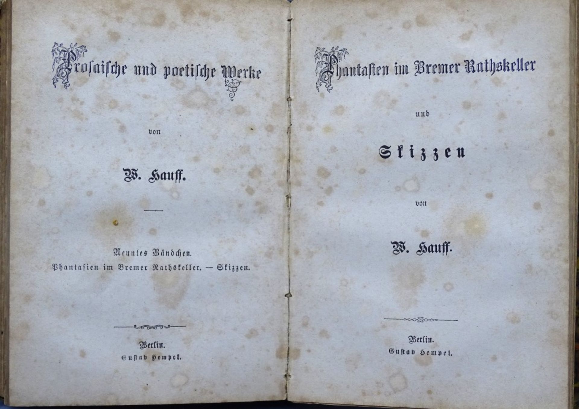 Memoiren des Satan - Wilhelm Hauff, - Image 5 of 6