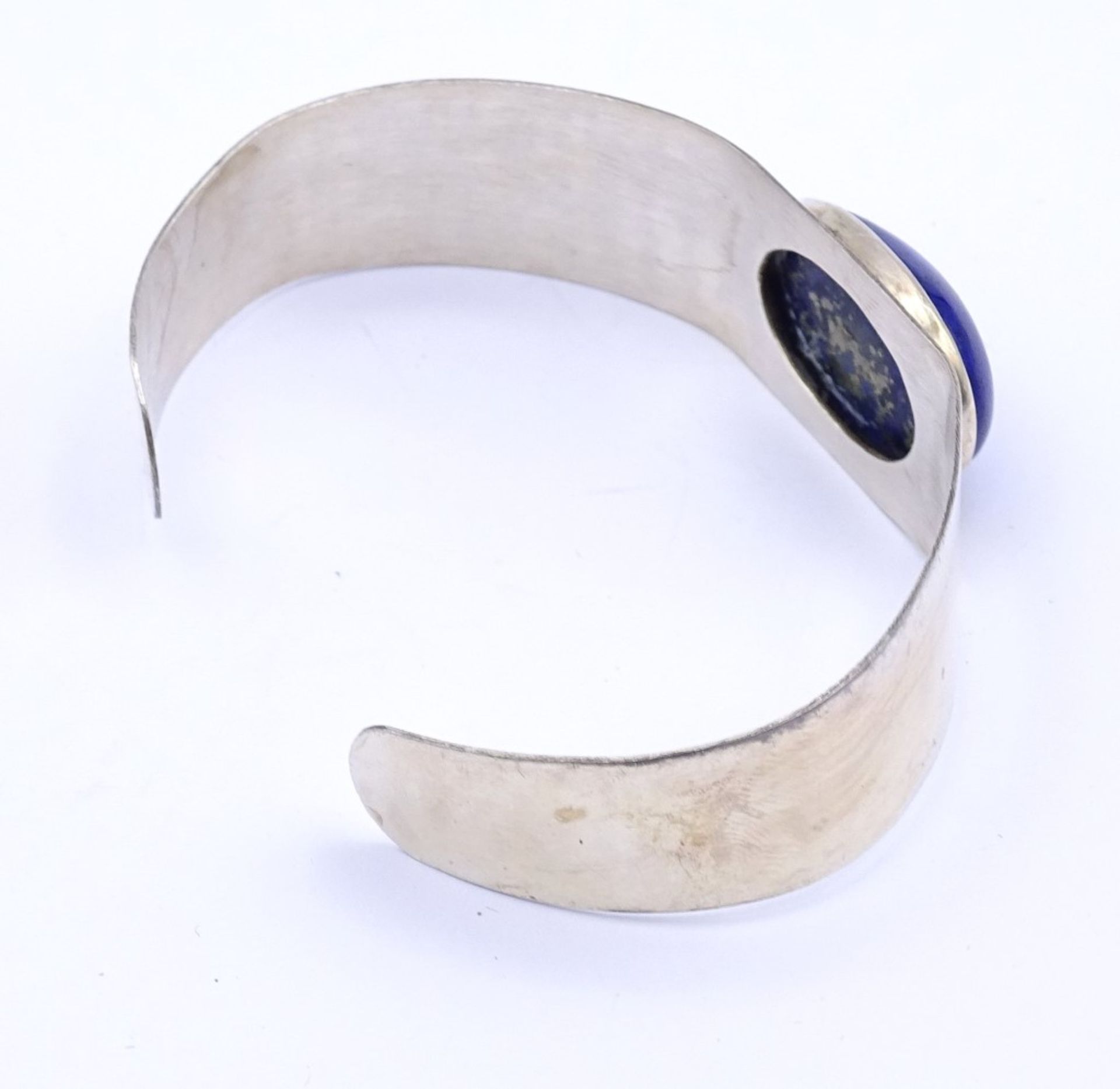 Armspange mit Lapislazuli Cabochon,Sterling Silber 925/000, 20,0gr."""" - Image 4 of 5