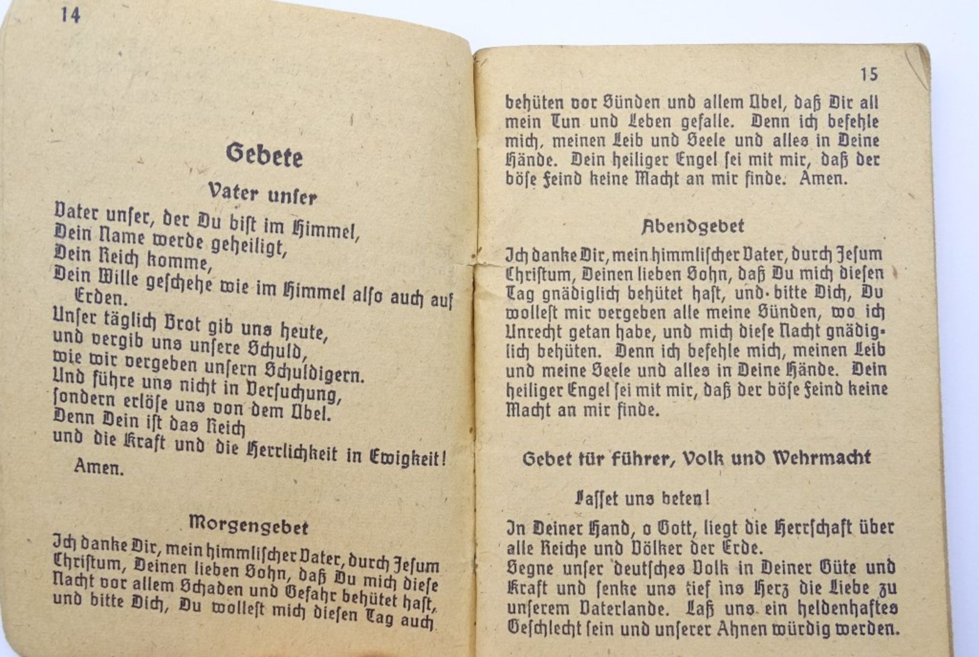 Evangelisches Feldgesangbuch für Soldaten 3. Reich"""" - Bild 6 aus 7