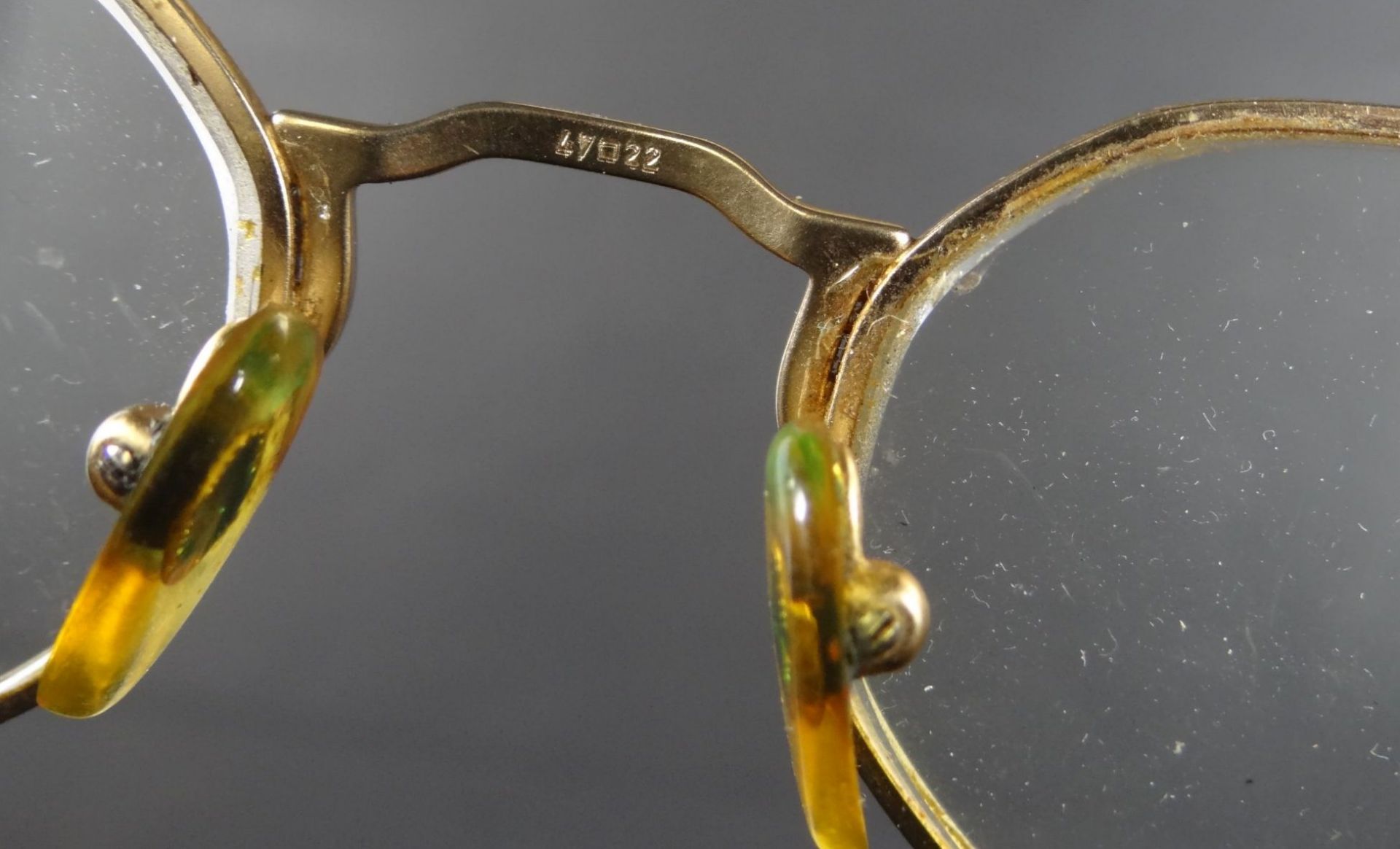 Brille in Etui "Giorgio Armani", Alters-u. Gebrauchsspuren - Bild 5 aus 7