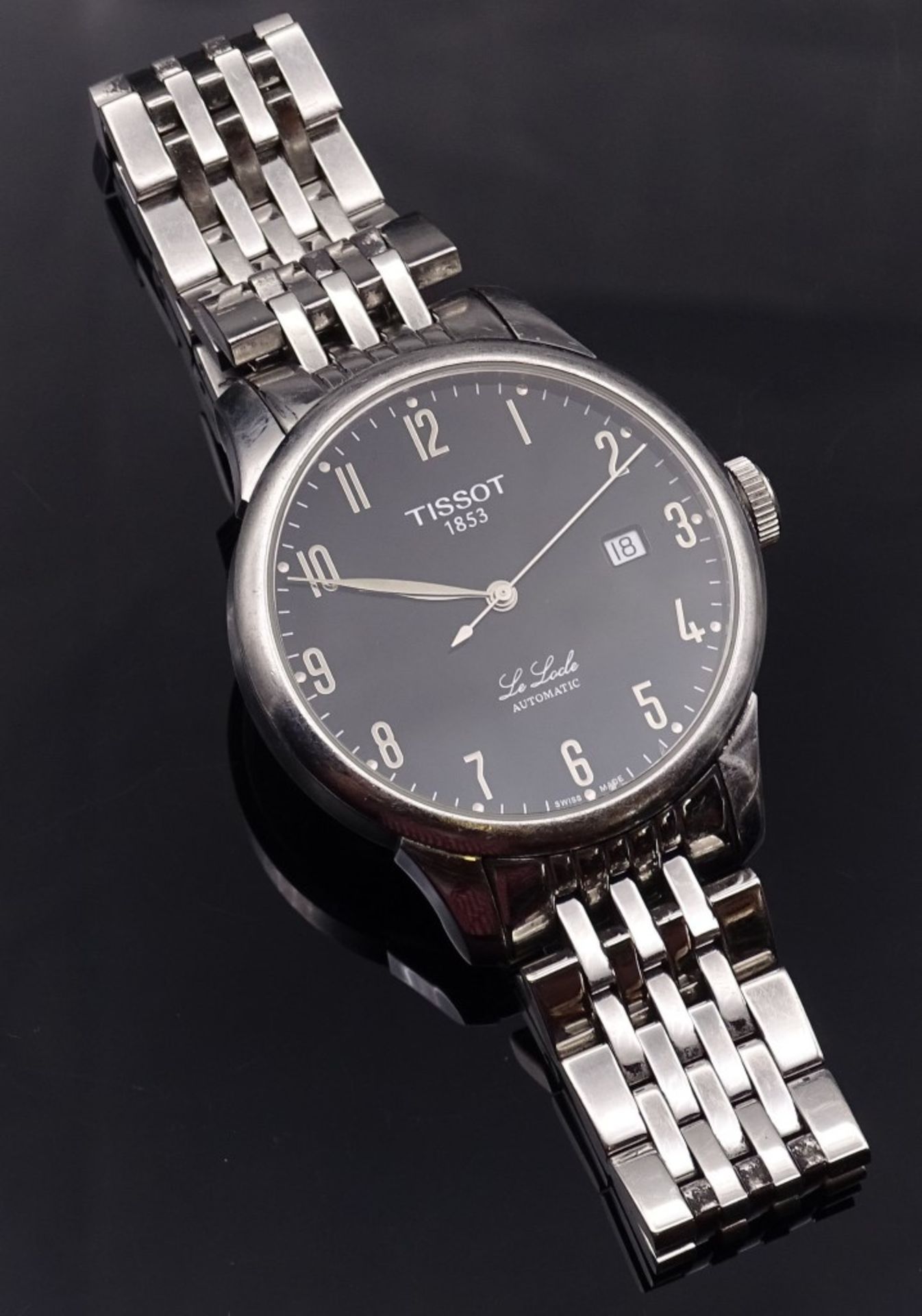 HAU "Tissot Le Locle",automatic,Stahl,d-39mm,Werk steht