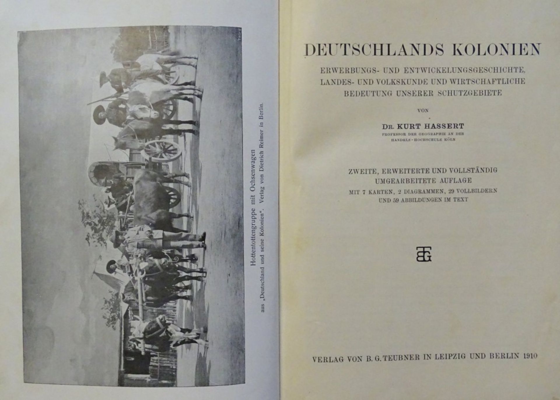Deutschlands Kolonien von Kurt Hassert,Berlin 1910 - Image 2 of 6