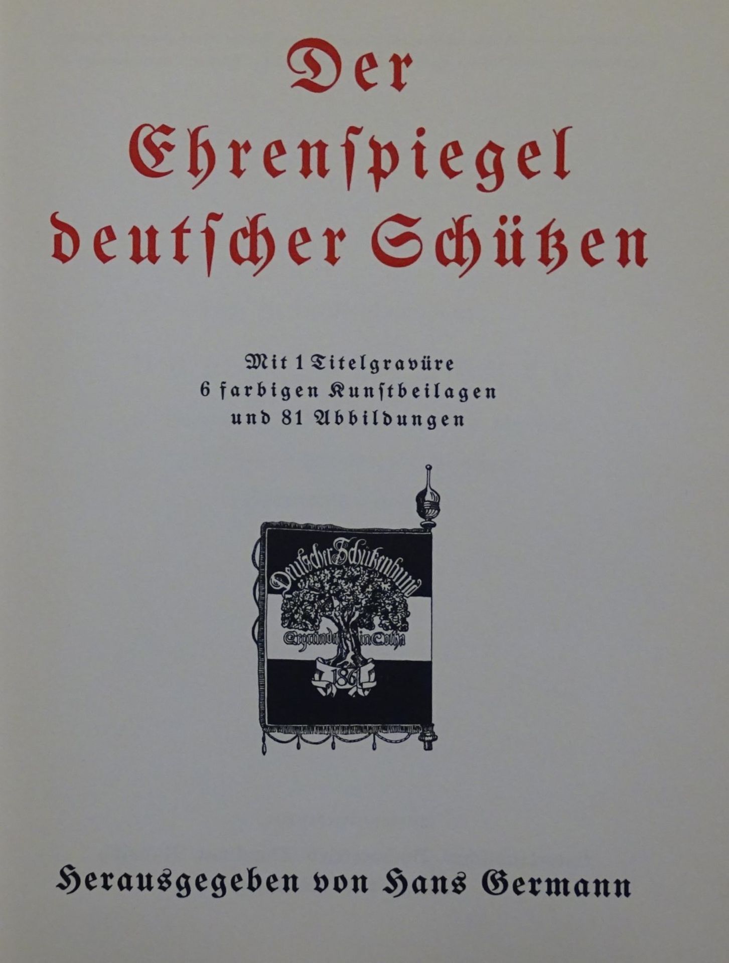 "Der Ehrenspiegel deutscher Schützen", - Image 3 of 6