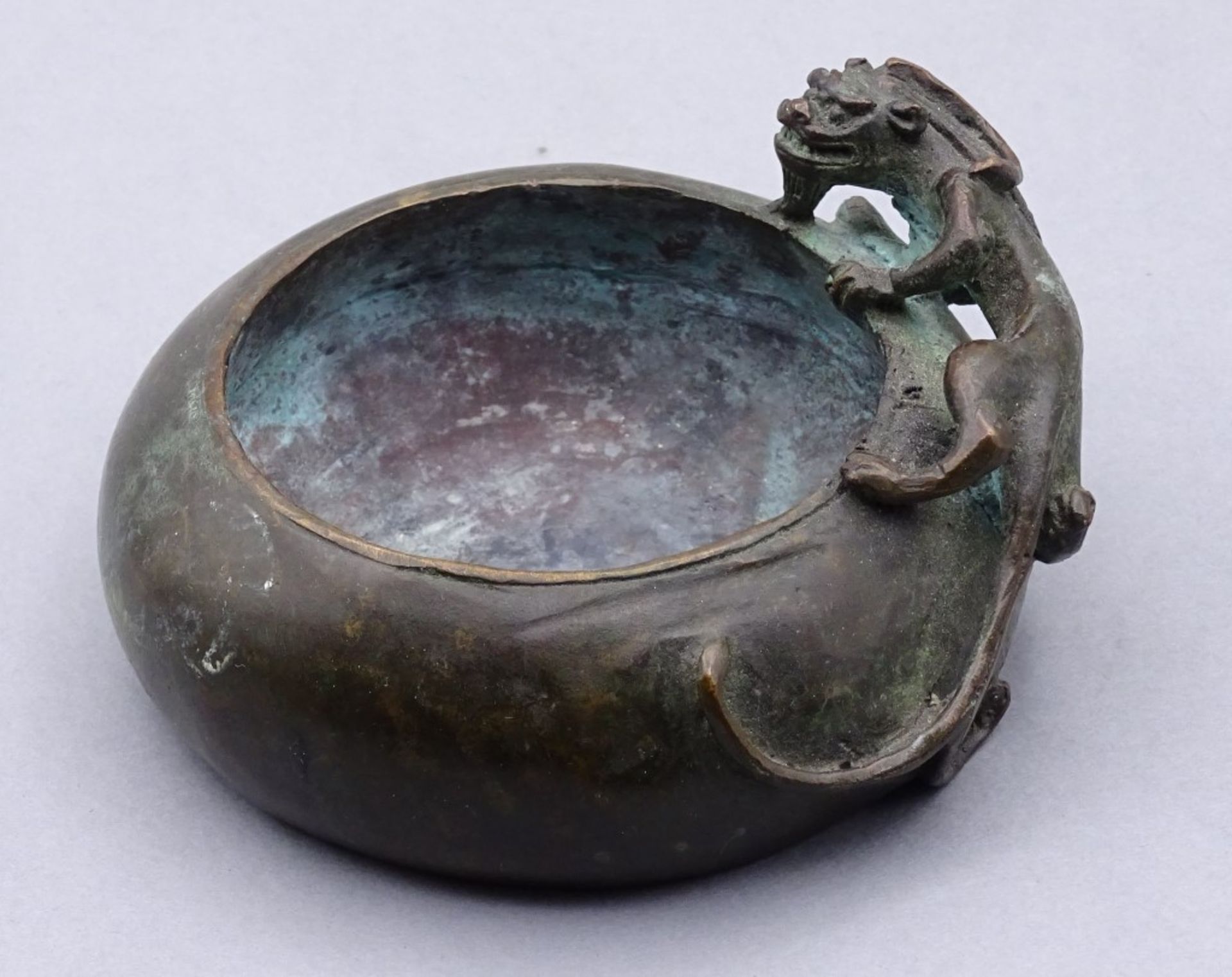 Bronze Schale China, im Boden chin.beschriftet,d-10cm"""" - Image 3 of 5