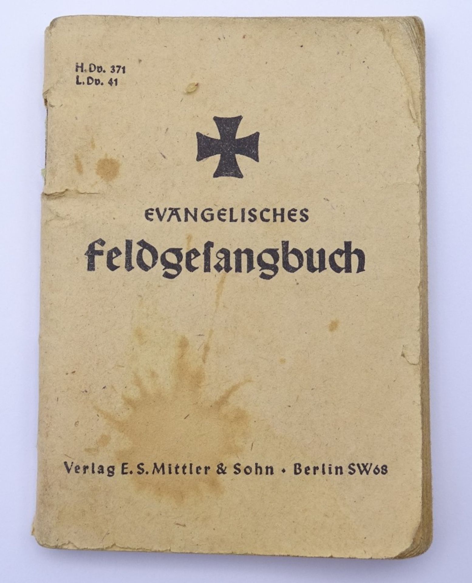 Evangelisches Feldgesangbuch für Soldaten 3. Reich""""