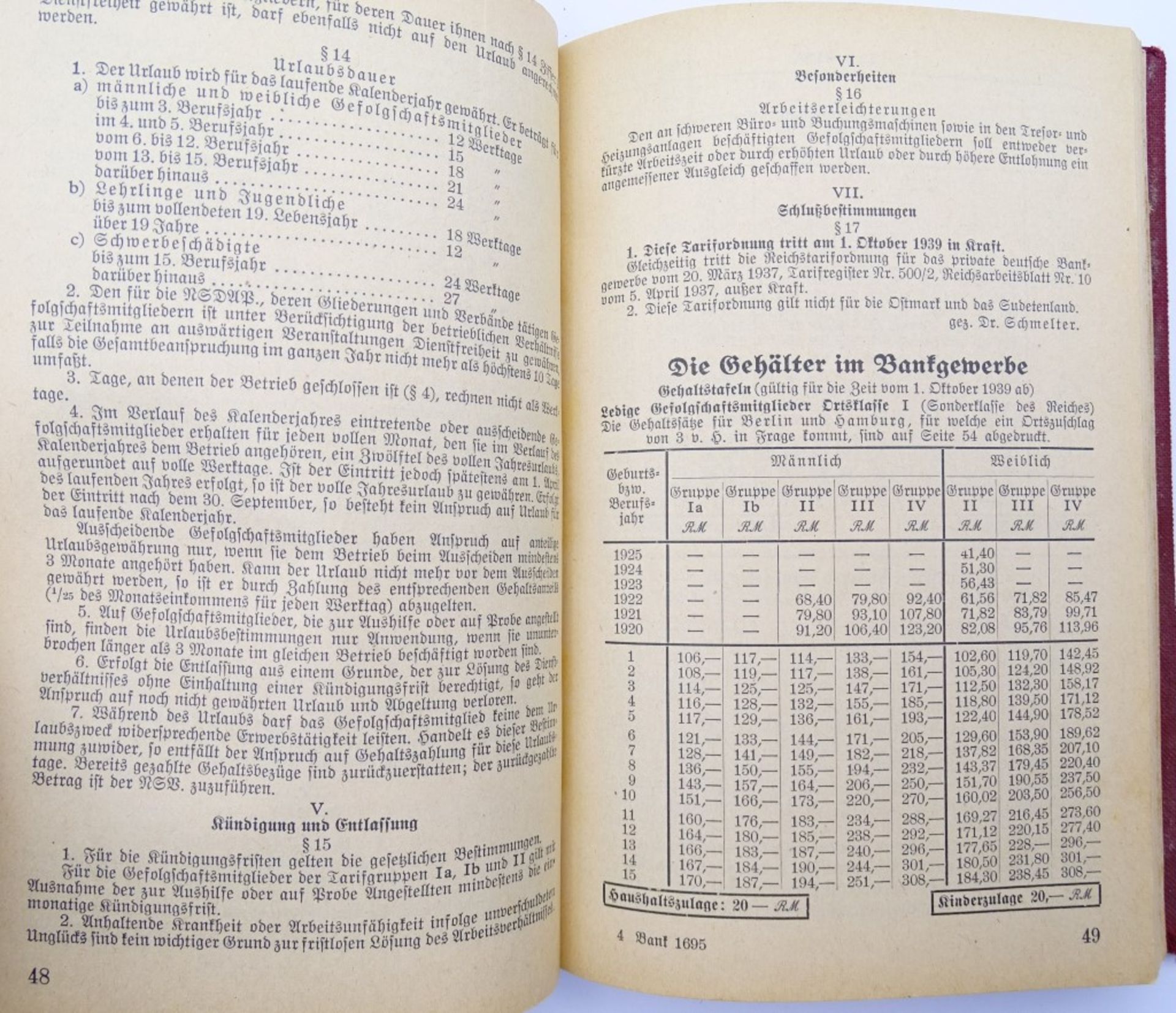 Der Bank-Kaufmann Fachkalender 1940, 35.Jahrgang,"""" - Bild 6 aus 7