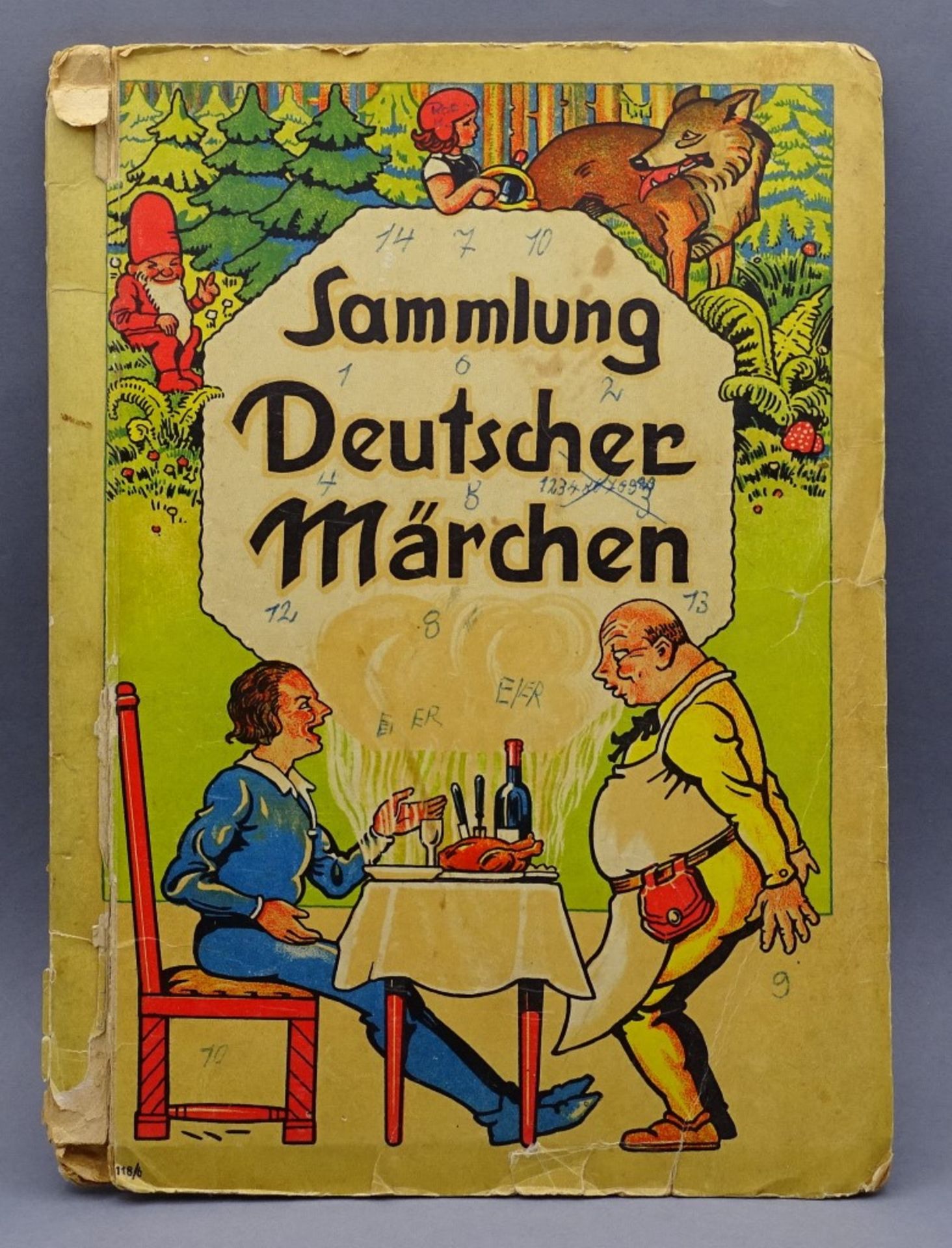 "Sammlung Deutscher Märchen",mit 12 farbigen Vollbildern,193""""