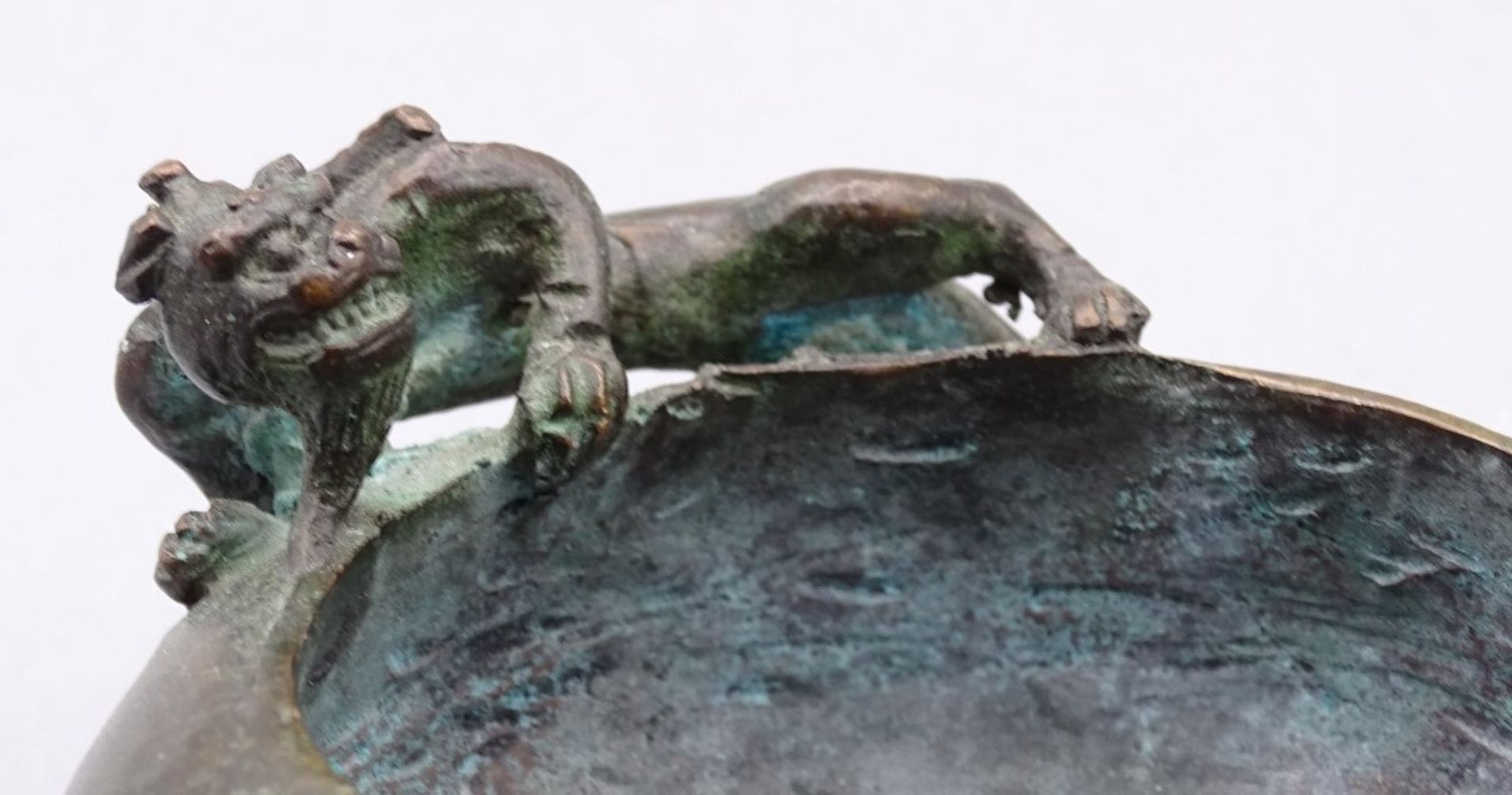 Bronze Schale China, im Boden chin.beschriftet,d-10cm"""" - Image 2 of 5