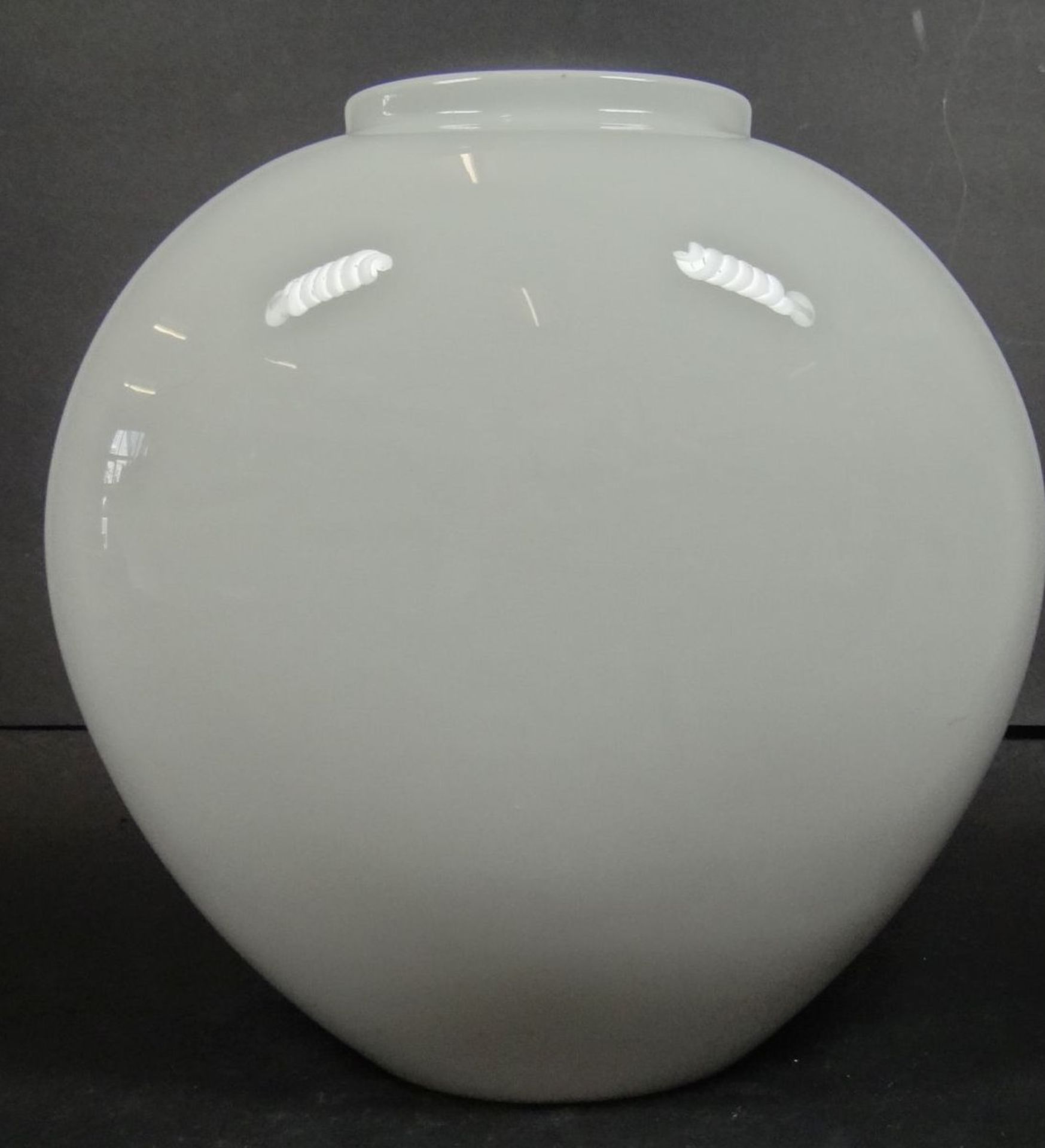 ovoide Vase "KPM" Berlin, Weiss, H-19 cm, B-19 cm""""