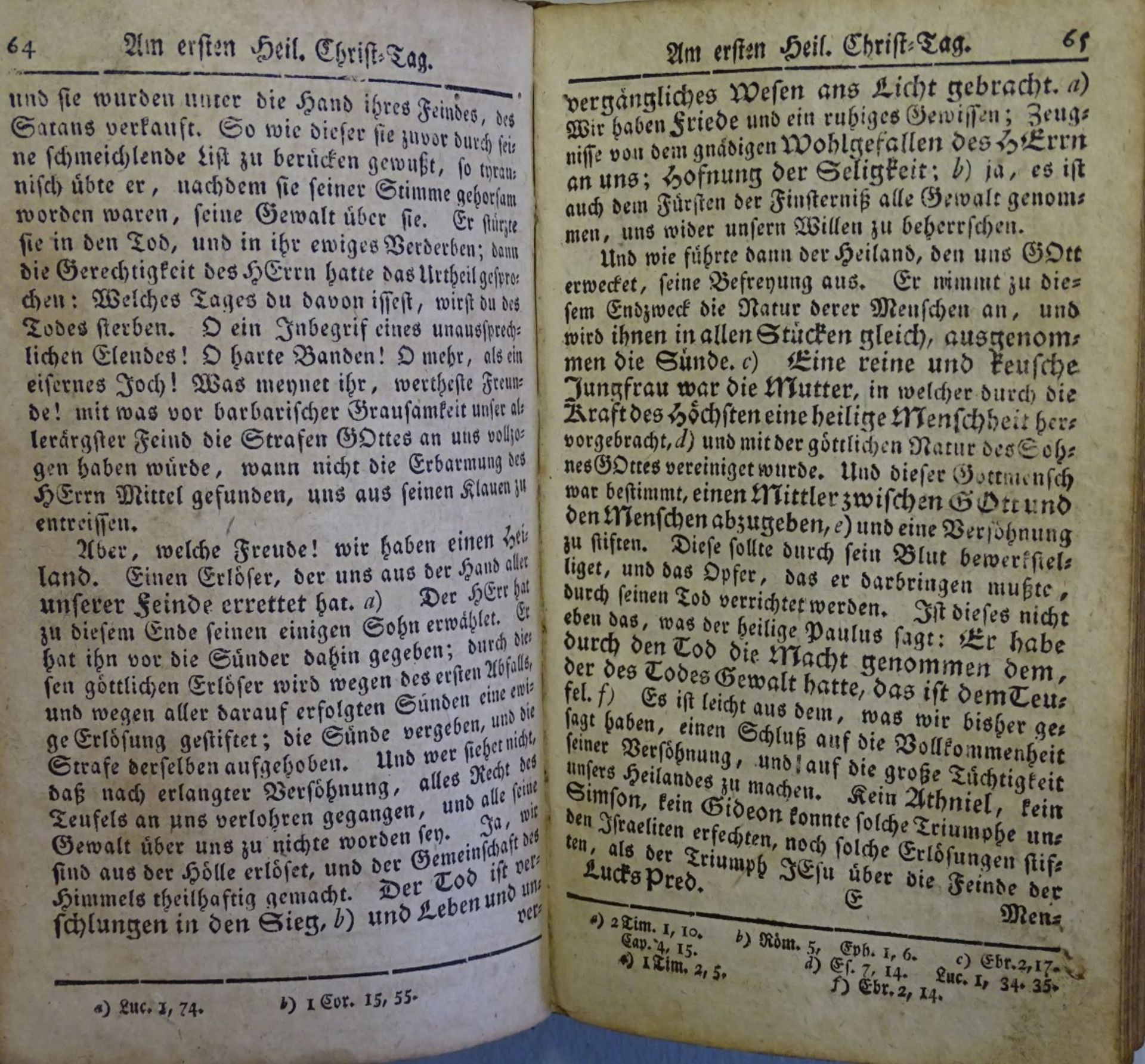 "Reden zur Erbauung auf die Tage des Herrn,Erster Theil , 1772" - Image 3 of 5