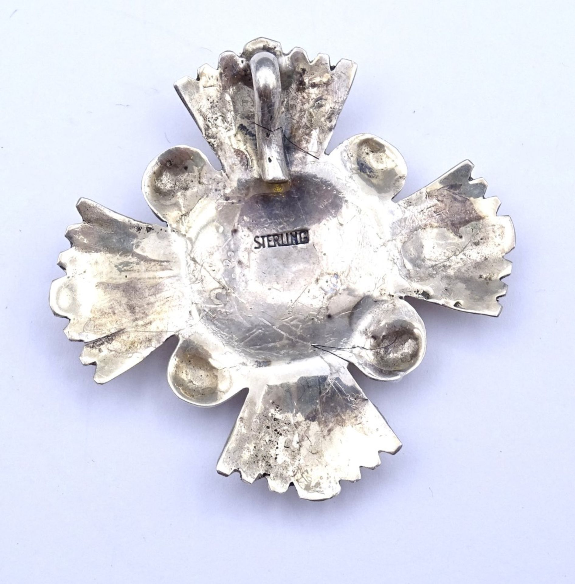 N.E.From Denmark Sterling Silber Brosche,925/000, 7,1gr.,L- 4,8cm - Image 3 of 3
