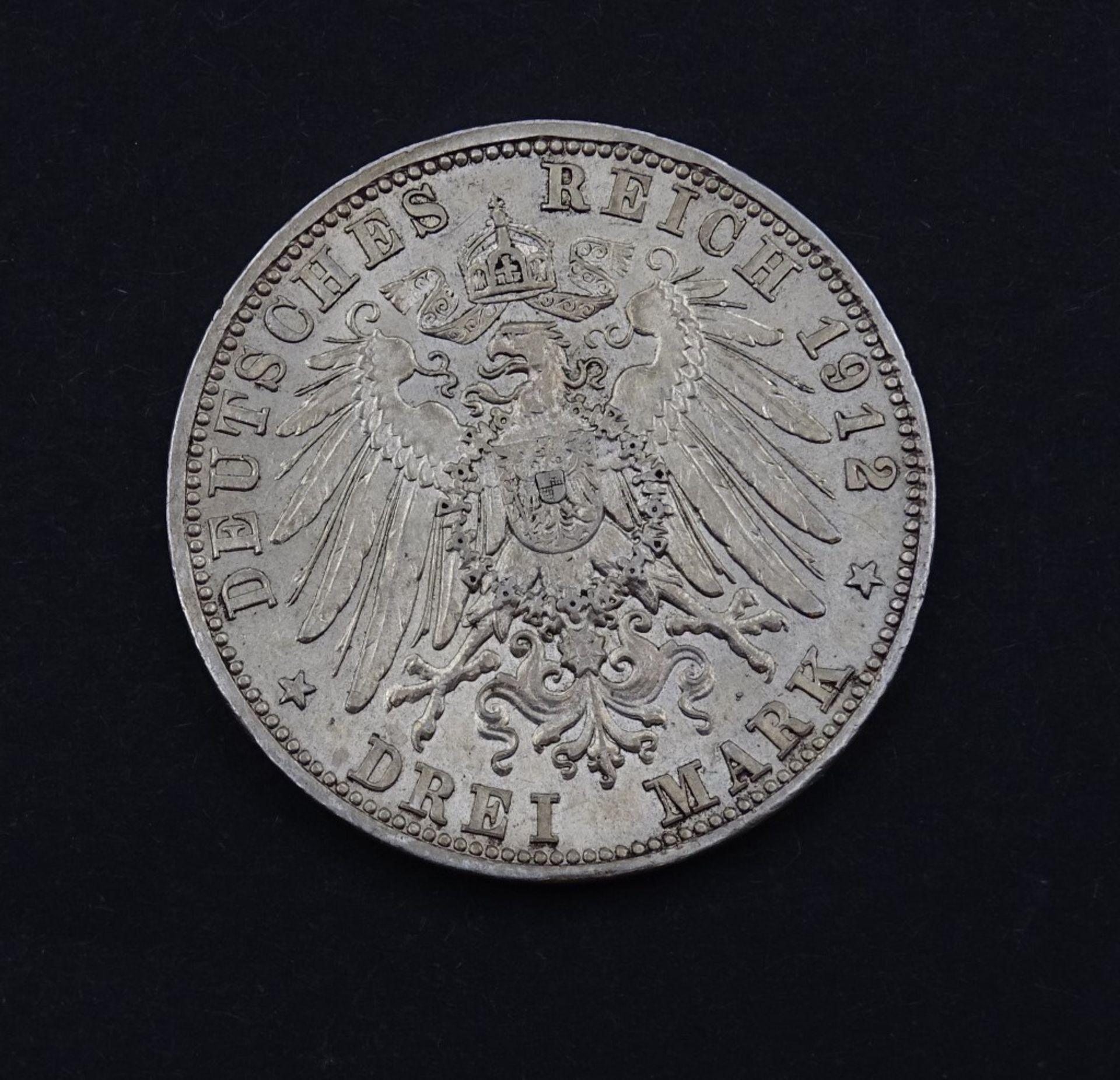 Drei Mark 1912 D Deutsches Reich Otto König von Bayer"""" - Bild 2 aus 2