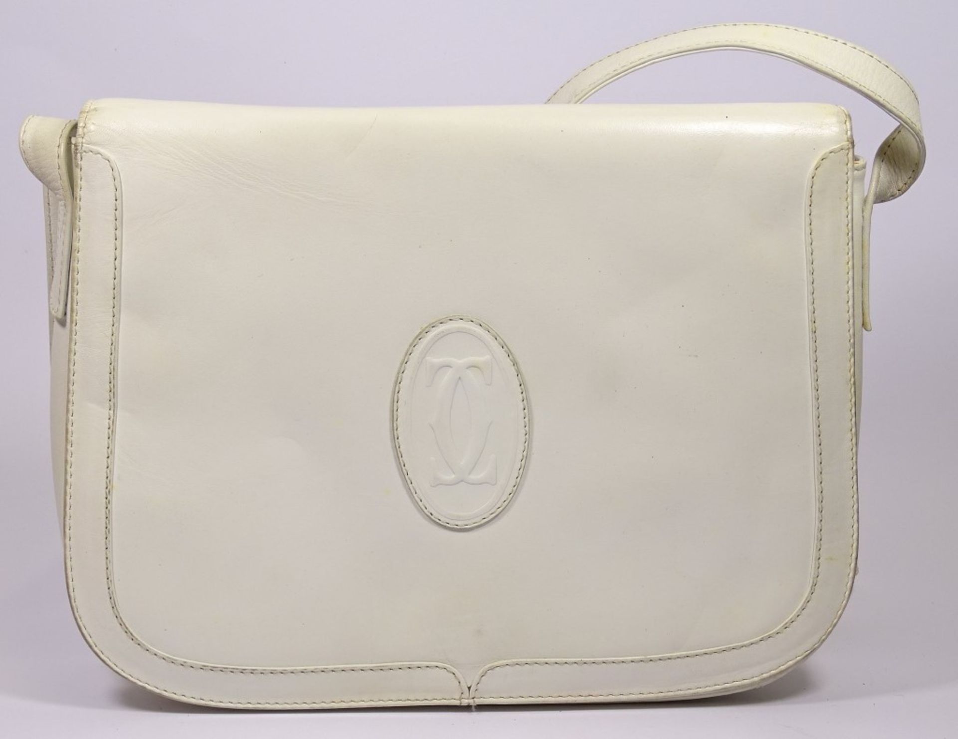 weisse Damen Handtasche,19x26cm