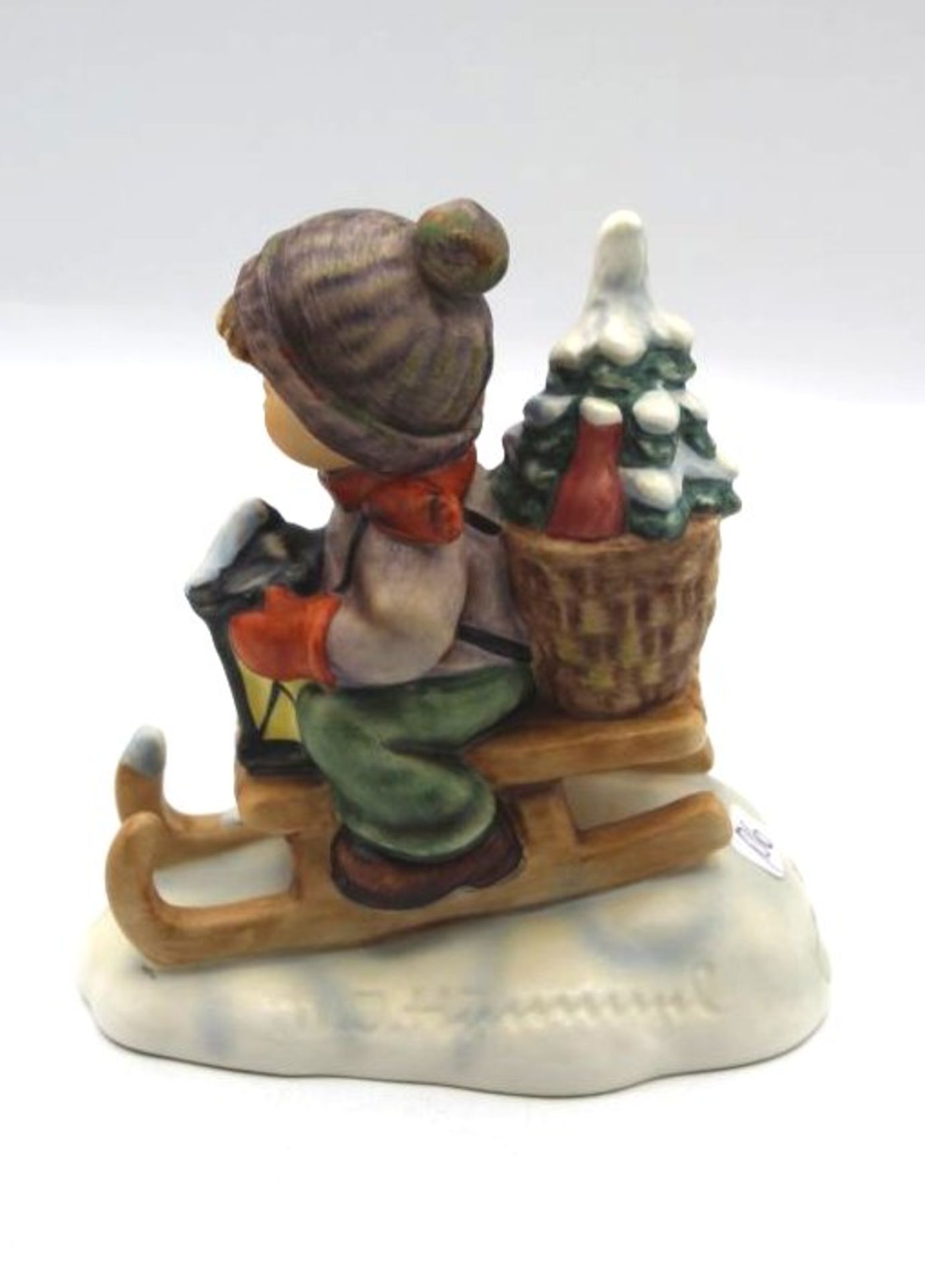 Hummel-Figur, Fahrt in die Weihnacht, Goebel, H-11cm L-10cm. - Bild 4 aus 5