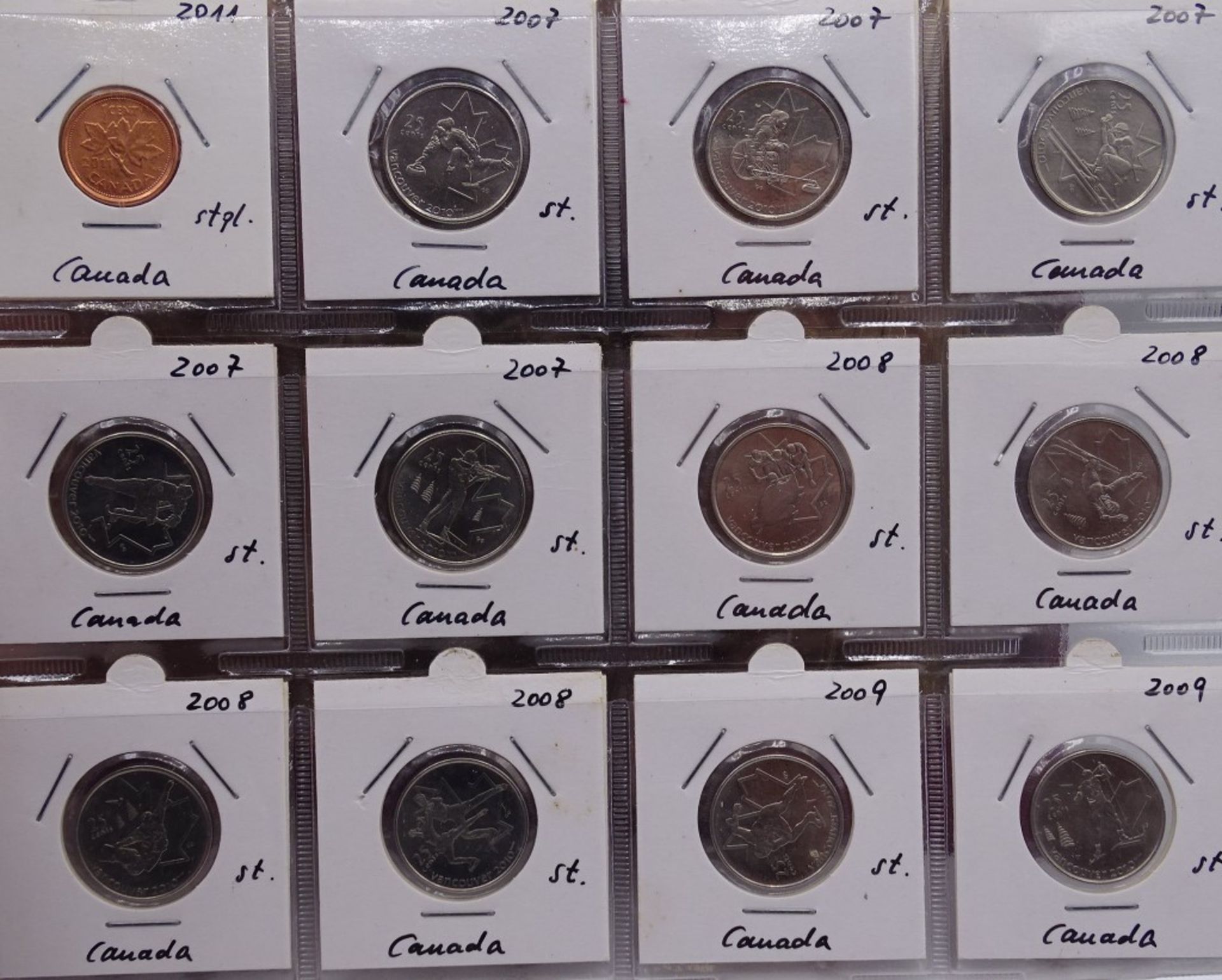 Zwei Münzalben voll mit Münzen aus aller We - Bild 8 aus 10
