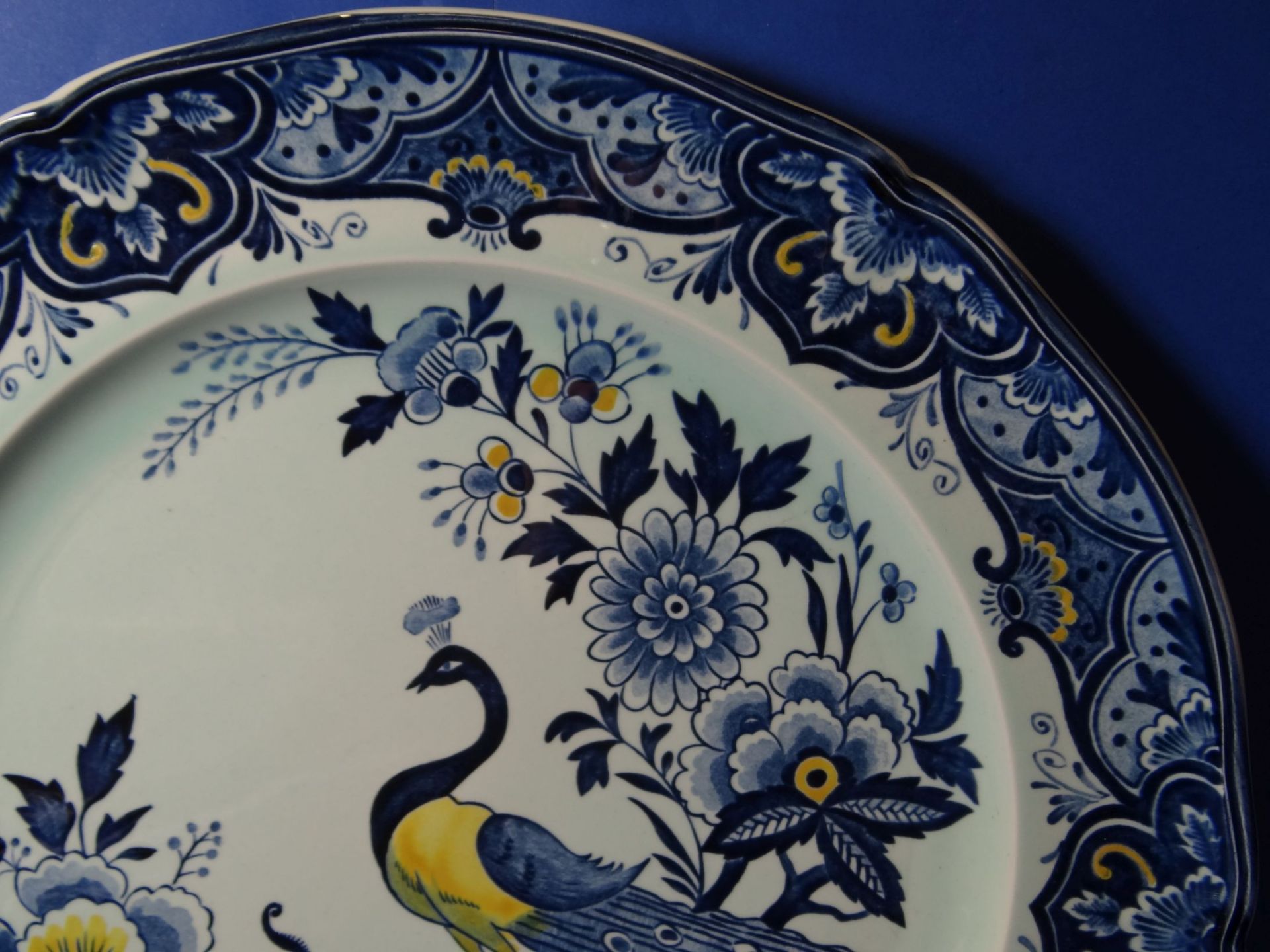 grosse Platte "Villeroy&Boch" Dekor Päon, D-32,5 c - Bild 2 aus 4