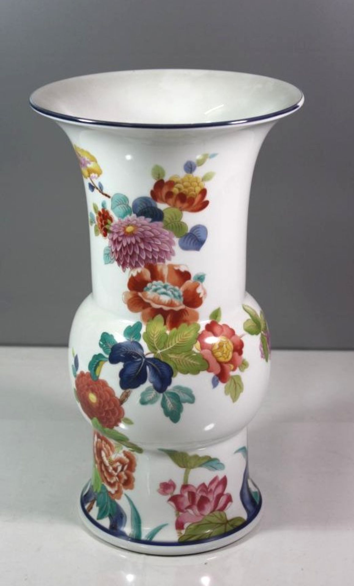 hohe Vase, Heinrich, Dekor Lai Wah, H-30,5cm. - Bild 2 aus 3