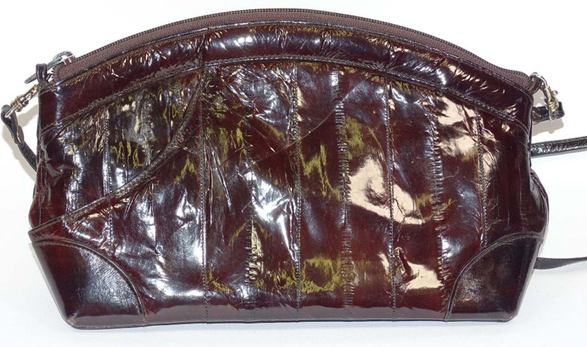 braune Damen Handtasche, 16x25cm